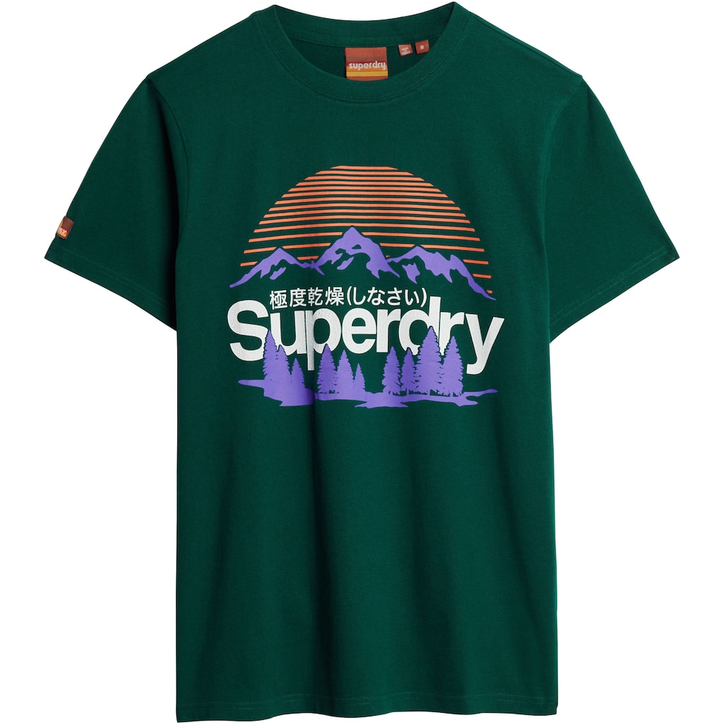 Superdry Kurzarmshirt »SD-GREAT OUTDOORS NR GRAPHIC TEE«