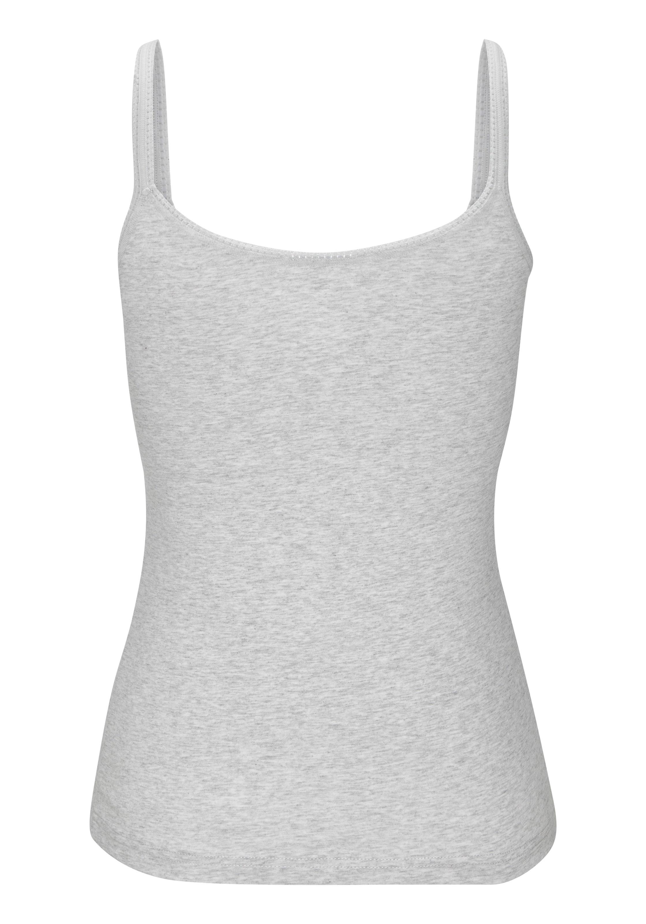 LASCANA Spaghettitop 2er Pack, schön gerundeter Ausschnitt, verstellbare Tr günstig online kaufen