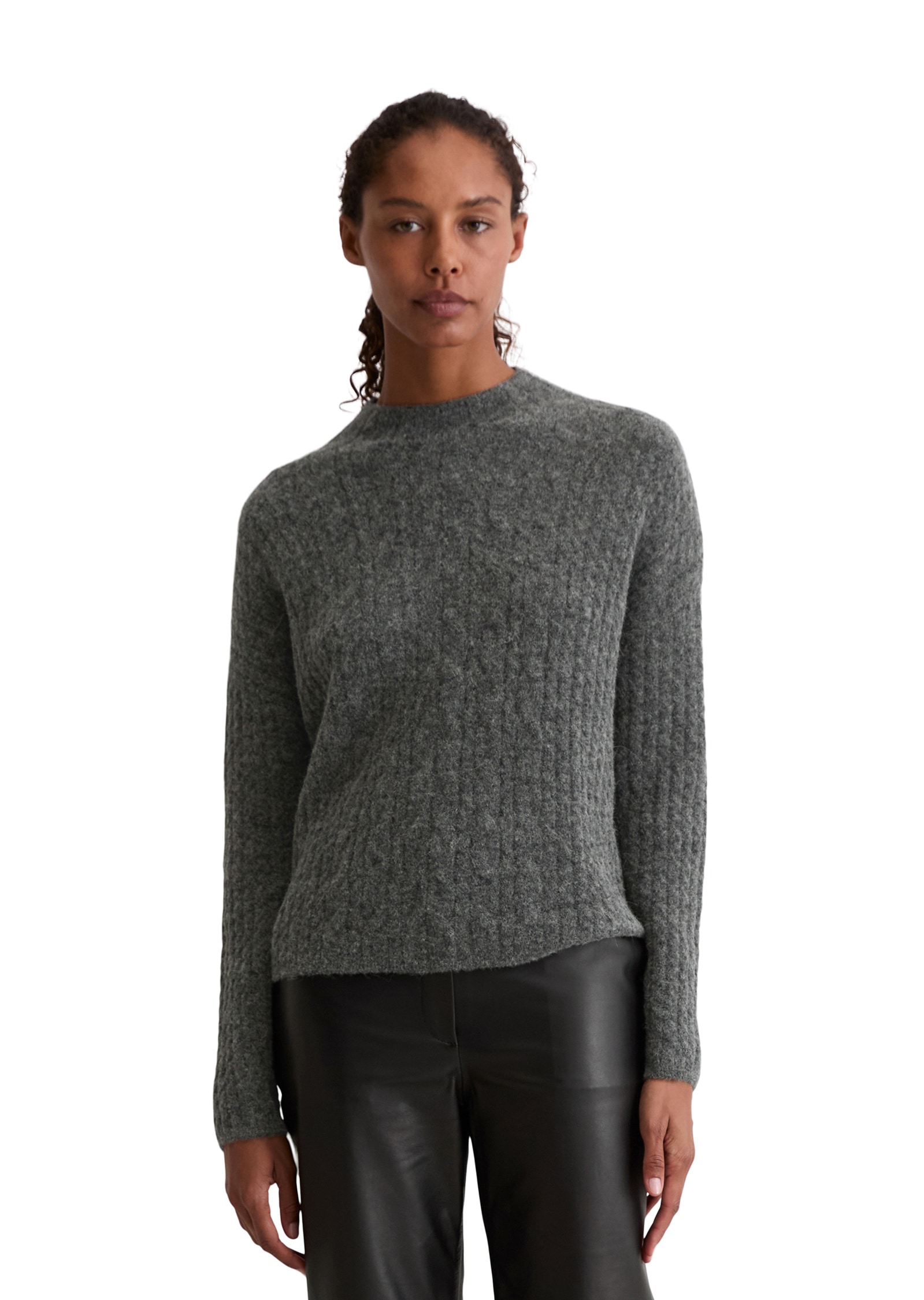 Marc O'Polo Strickpullover »aus softem Wolle-Alpakawolle-Mix«