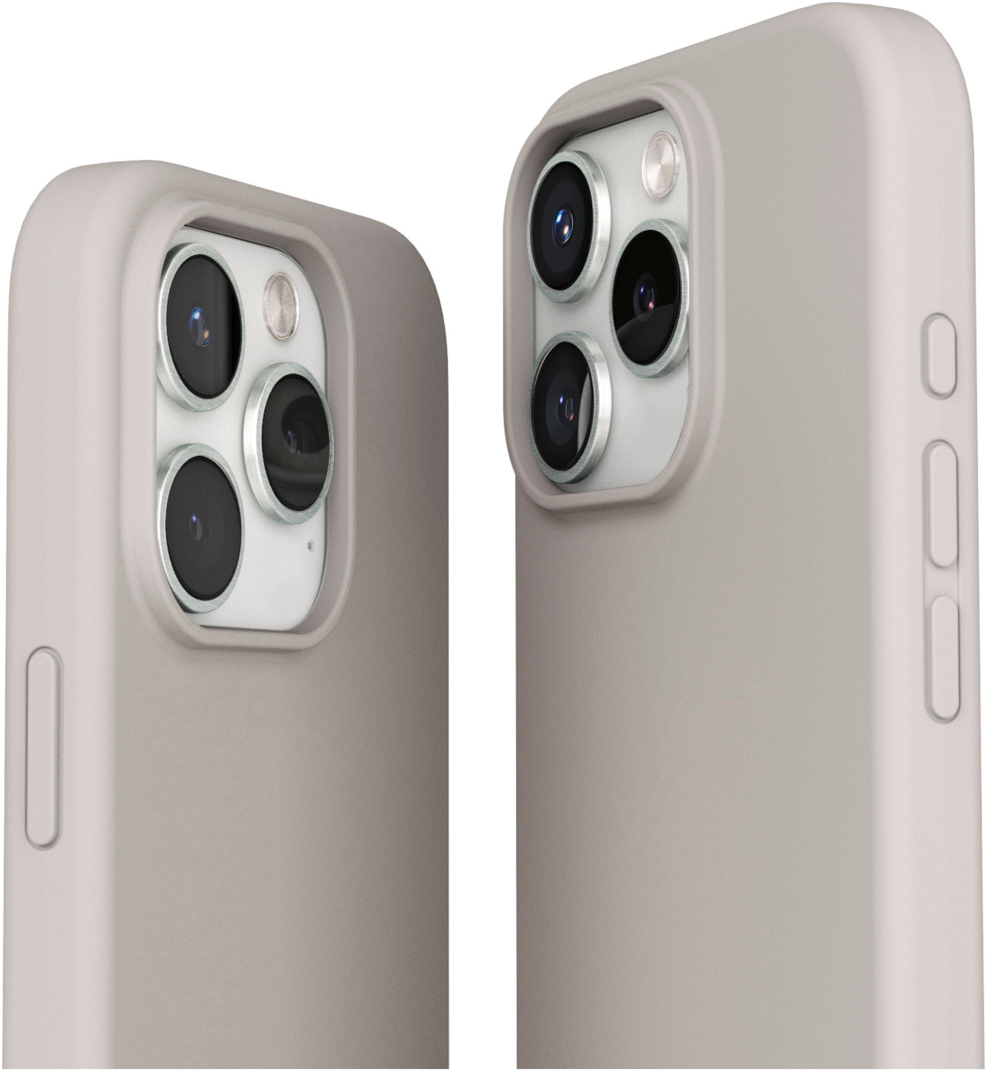 VONMÄHLEN Smartphone-Hülle »iPhone 16 Pro Max, Soft Silicone Case - Cream«