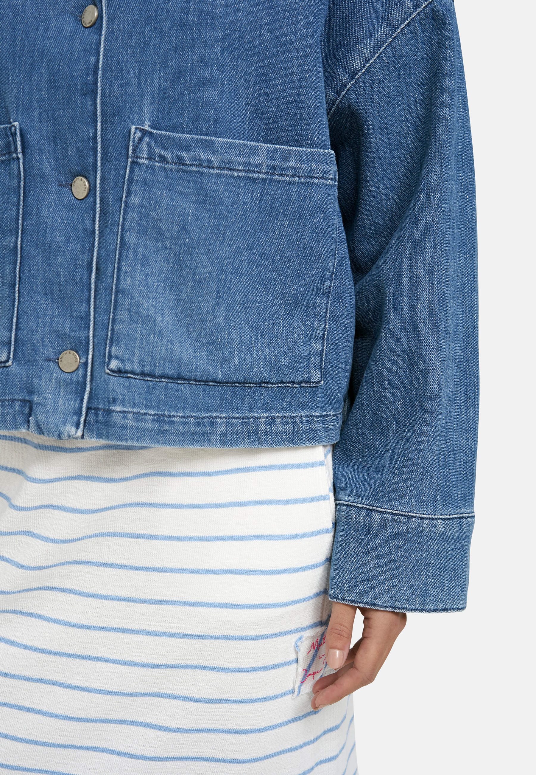Smith & Soul Jeansjacke ohne Kapuze