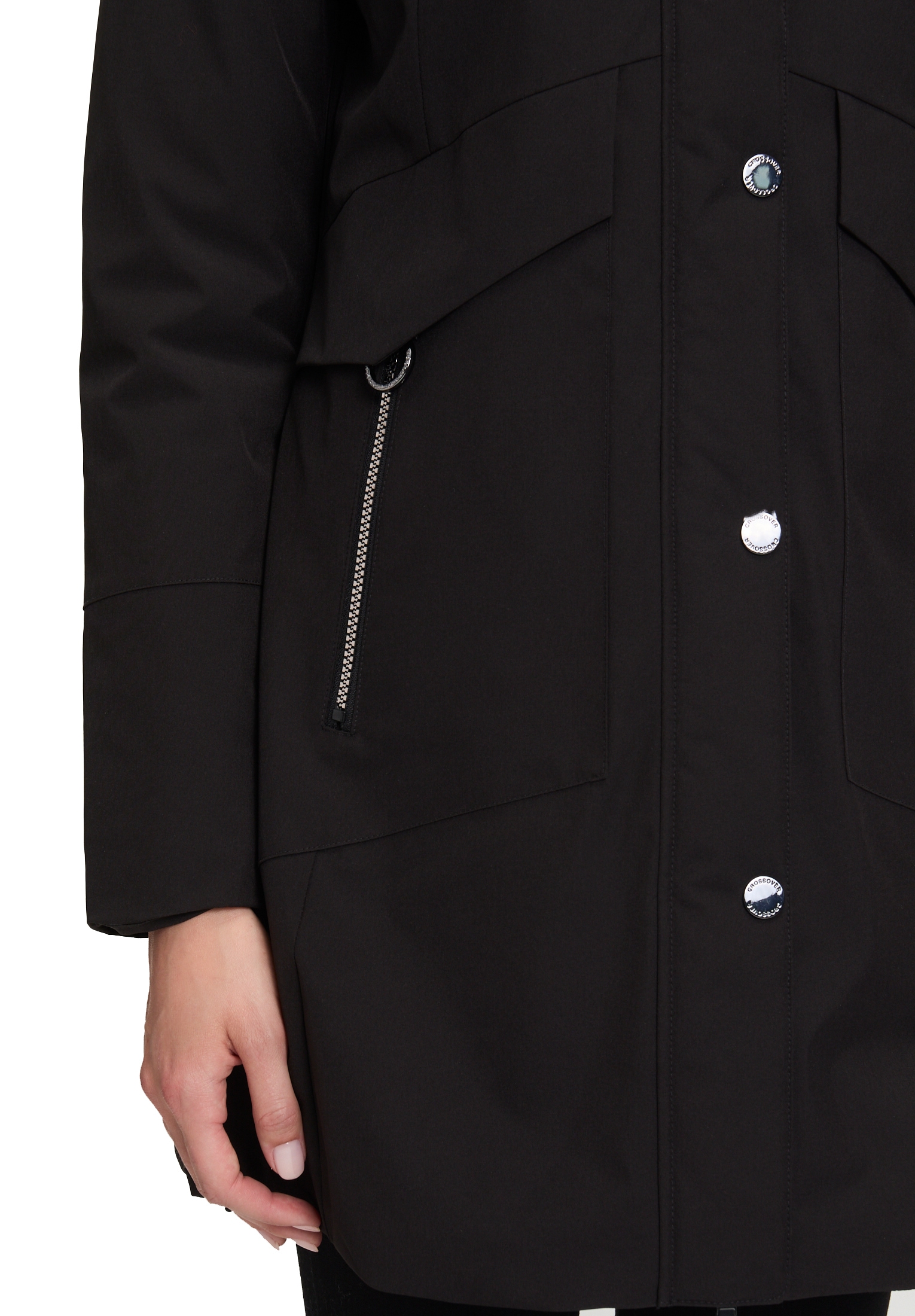Betty Barclay Outdoorjacke »Betty Barclay Damen Outdoorjacke mit abnehmbarer Kapuze«, mit Kapuze
