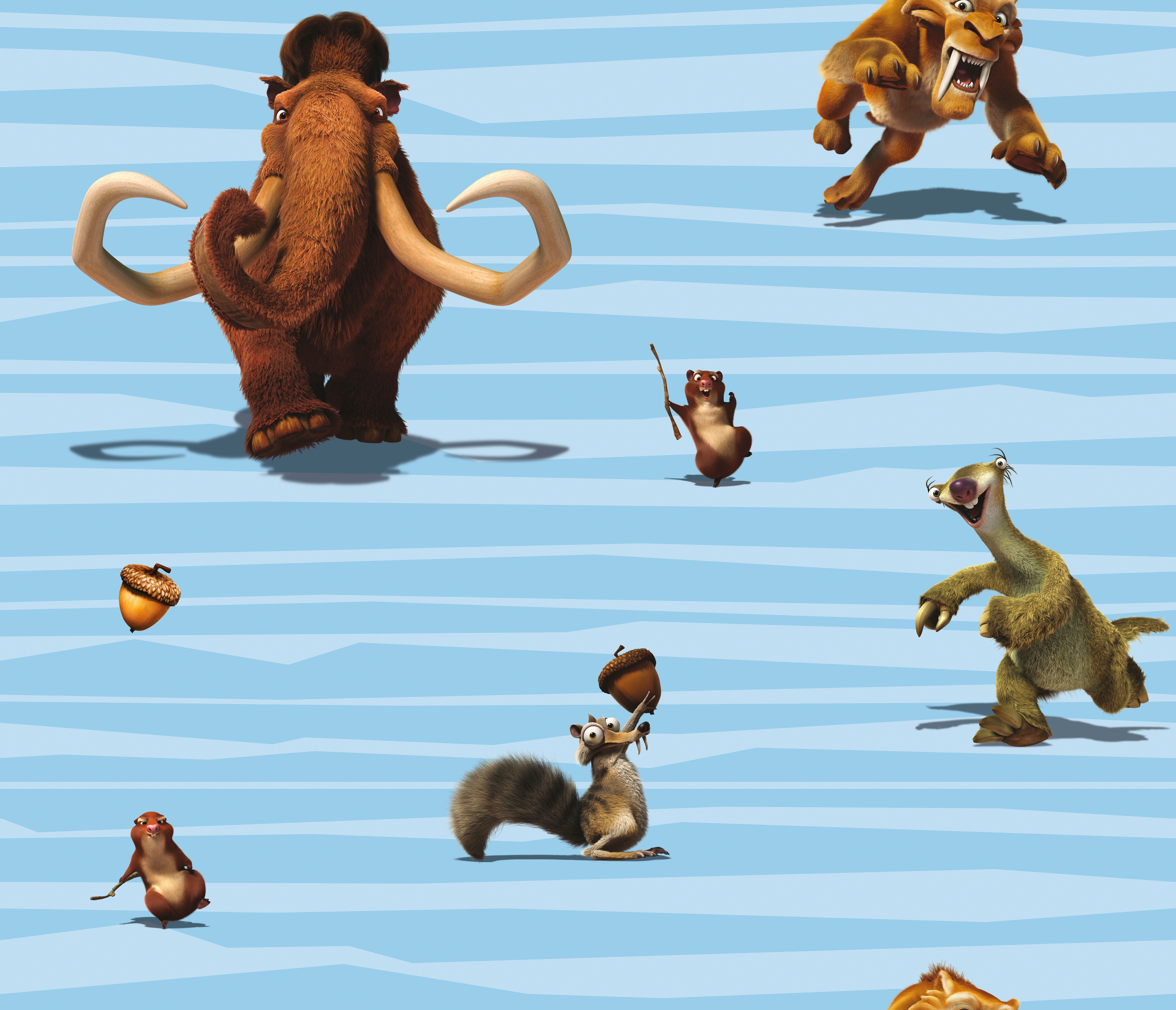 Thumbnail - Wirth Vorhang "Ice Age" Multifunktionsband 1 Stk. tlg. Disney