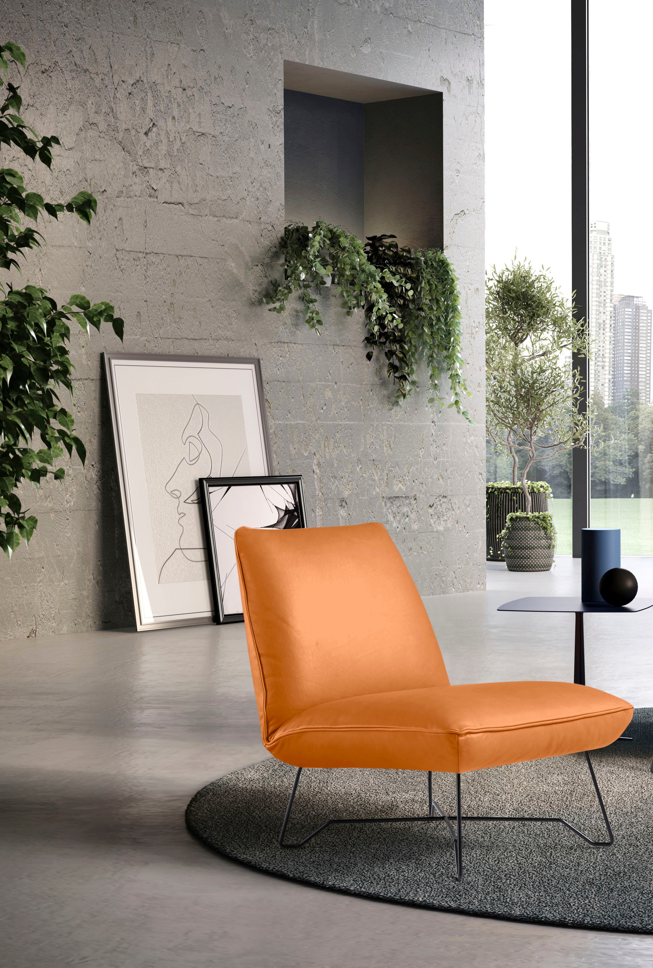 Egoitaliano Sessel »Lia Loungesessel,«, extravaganter Designsessel