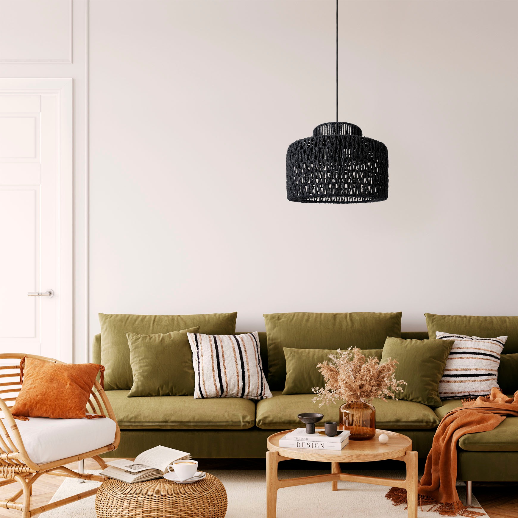 Paco Home Pendelleuchte »HUGO PD1«, 1 flammig, Leuchtmittel E27 | ohne Leuchtmittel