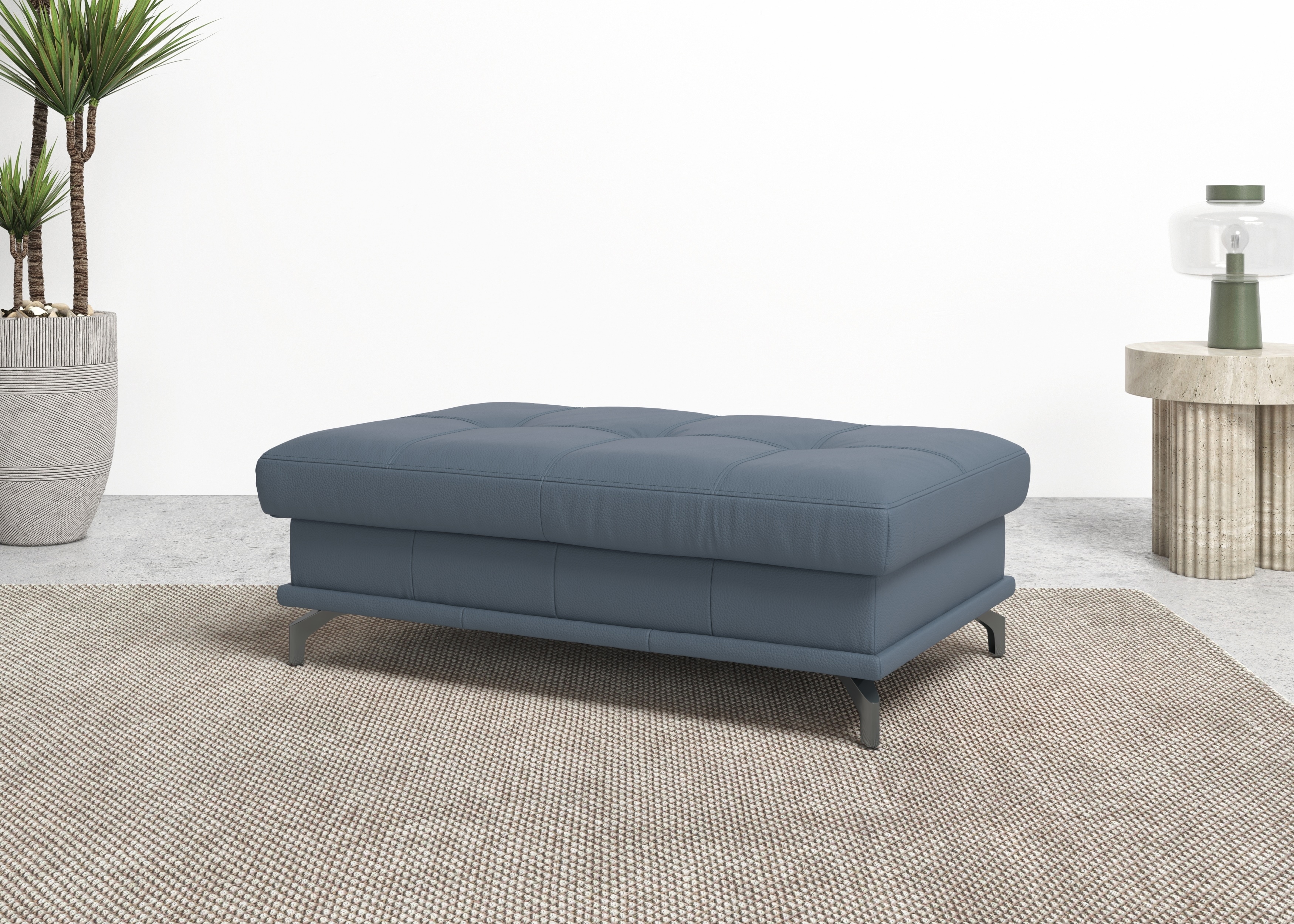 OTTO home Polsterhocker "Costello, B: 133 cm" individuell zu kombinieren, Federkern