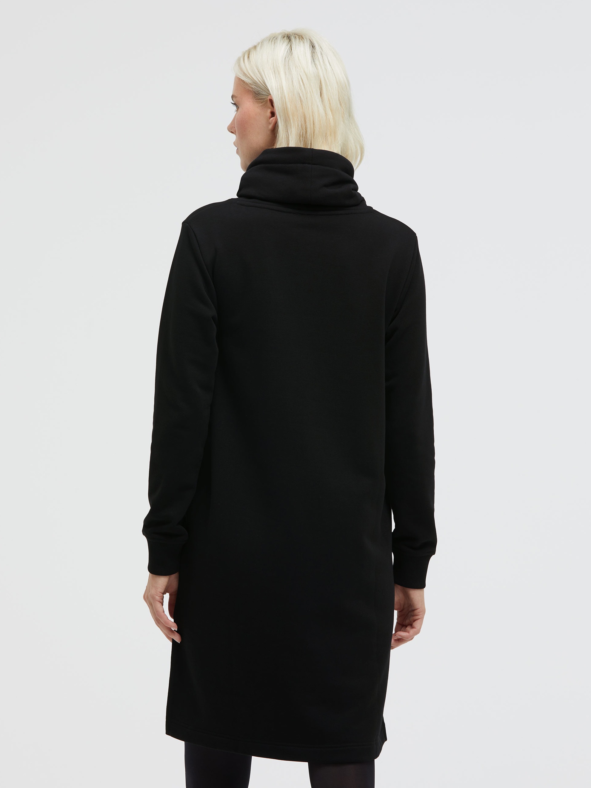 SOCCX Sweatkleid Ohne Taschen mit Seitenschlitze