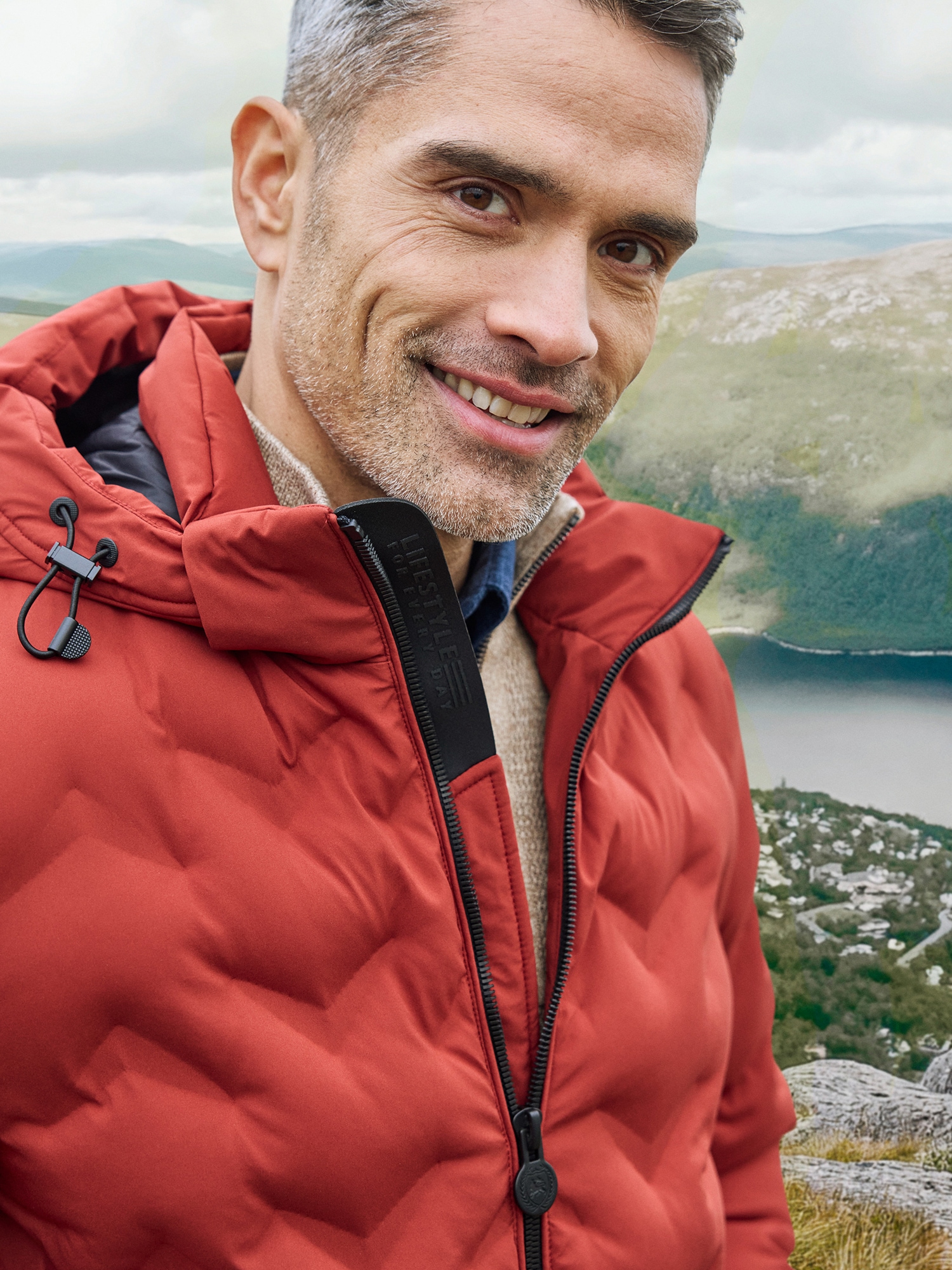 LERROS Steppjacke »LERROS Herren Funktions-Steppjacke«, mit Kapuze, Wasser- und windabweisend, atmungsaktiv
