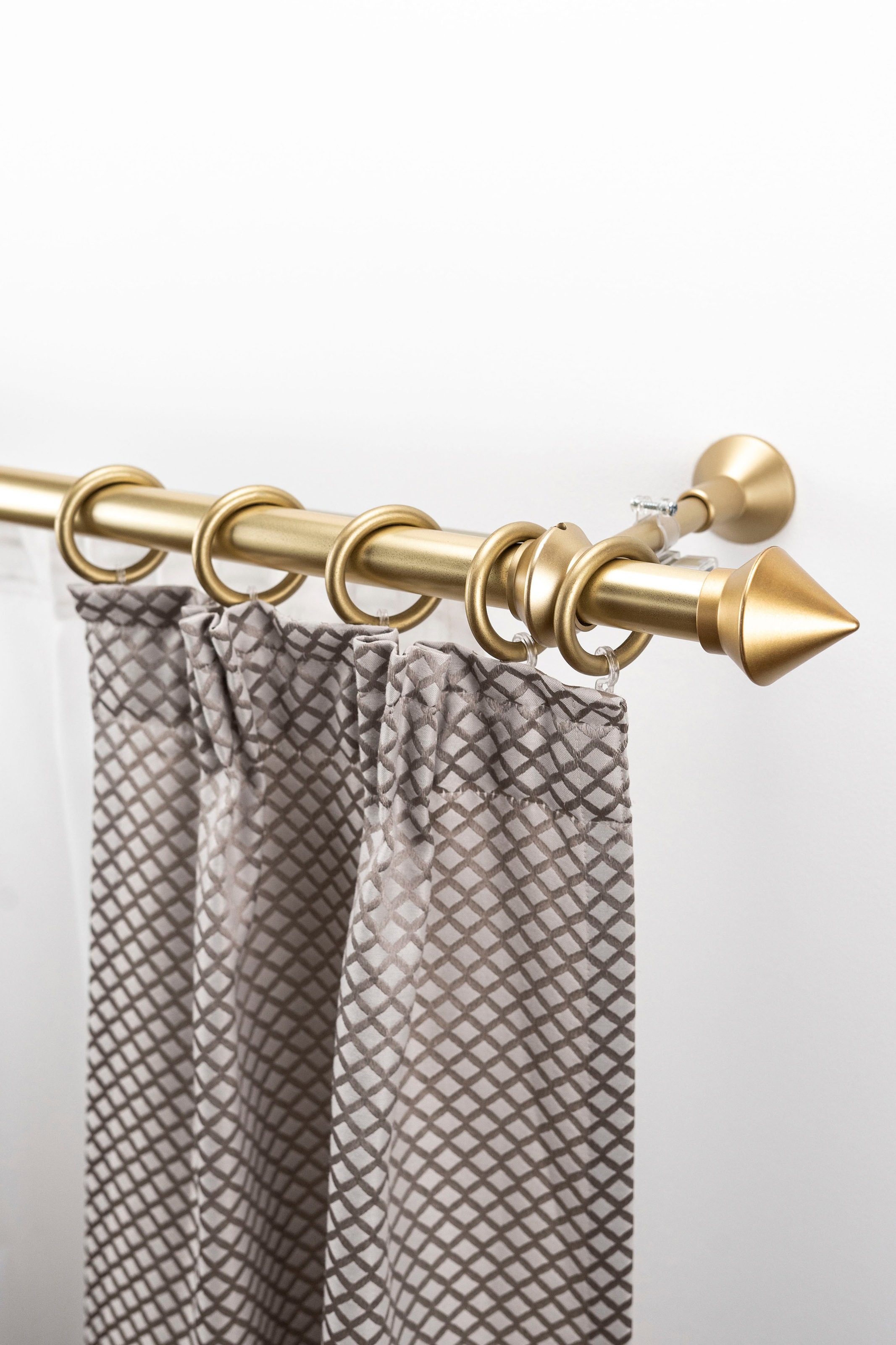 GARESA Gardinenstange "Palmi" Ø 28 mm 2 läufig-läufig Wunschmaßlänge Vorhan günstig online kaufen