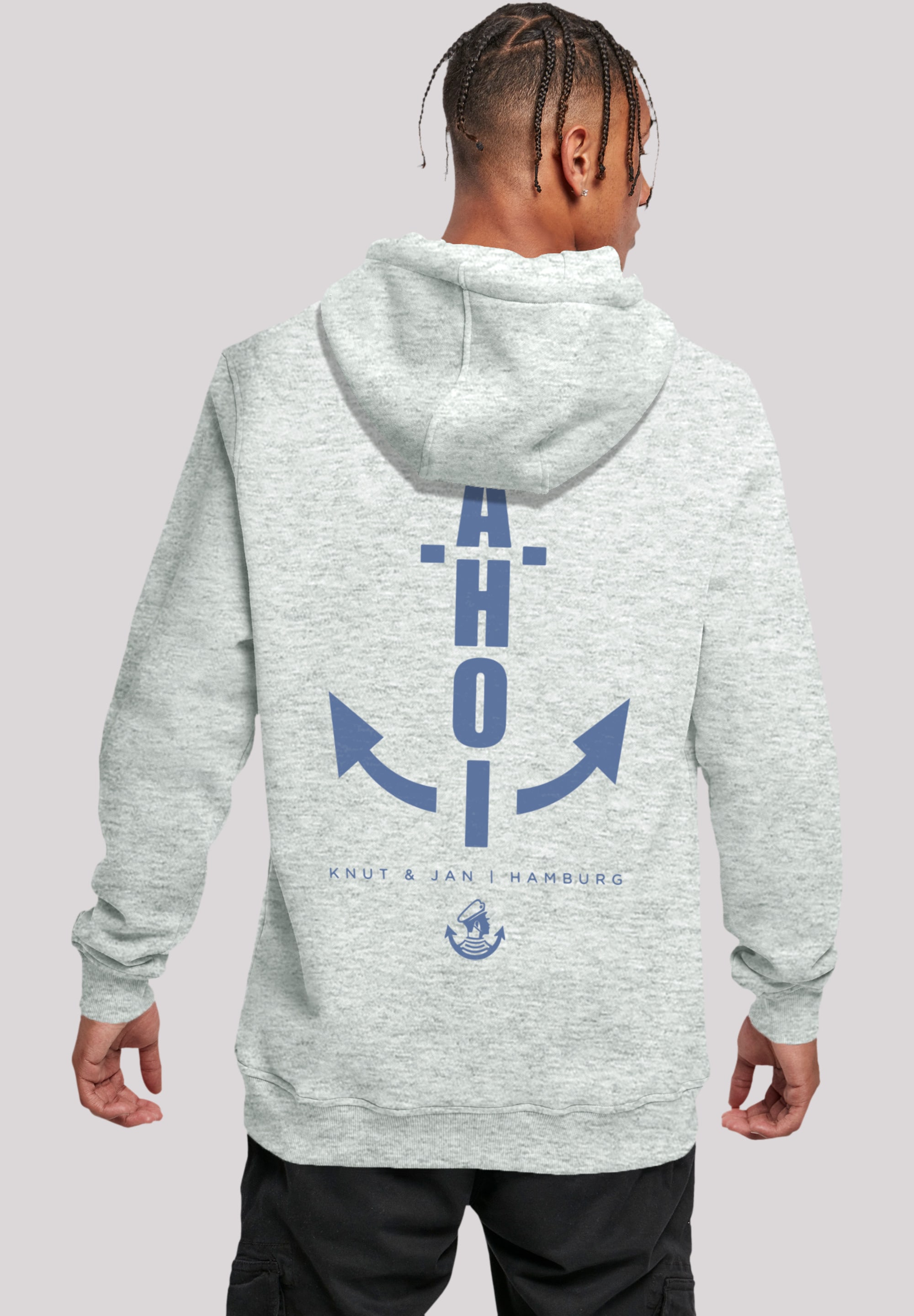 F4NT4STIC Kapuzenpullover "AHOI Knut & Jan Hamburg", Print günstig online kaufen