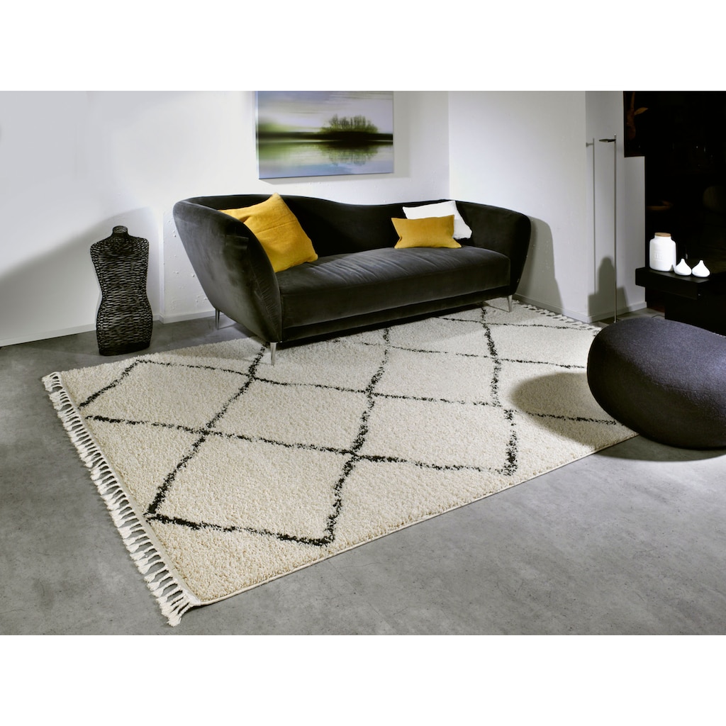 GALLERY M branded by Musterring Hochflor-Teppich »Donna«, rechteckig