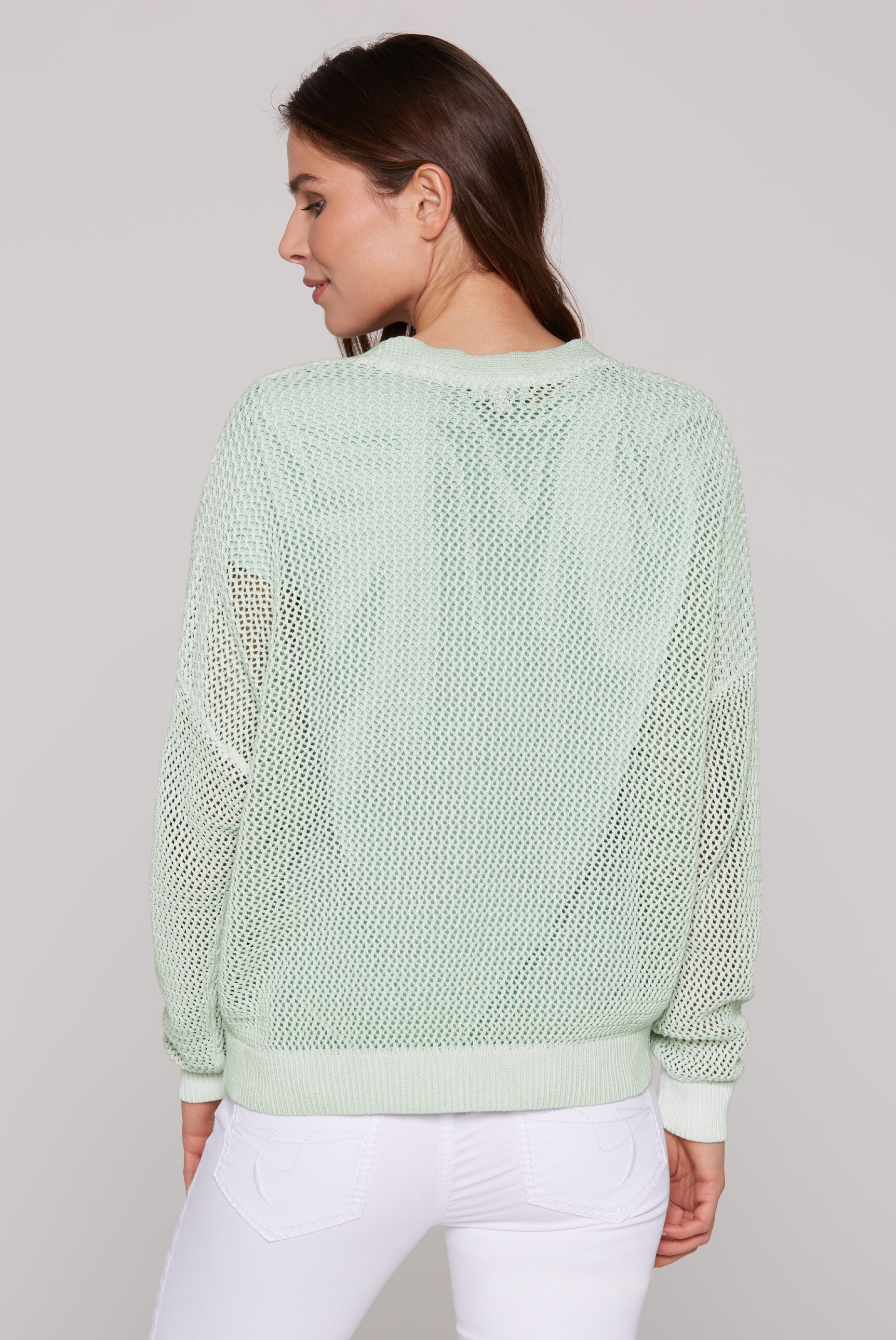 SOCCX Strickjacke, mit Baumwolle