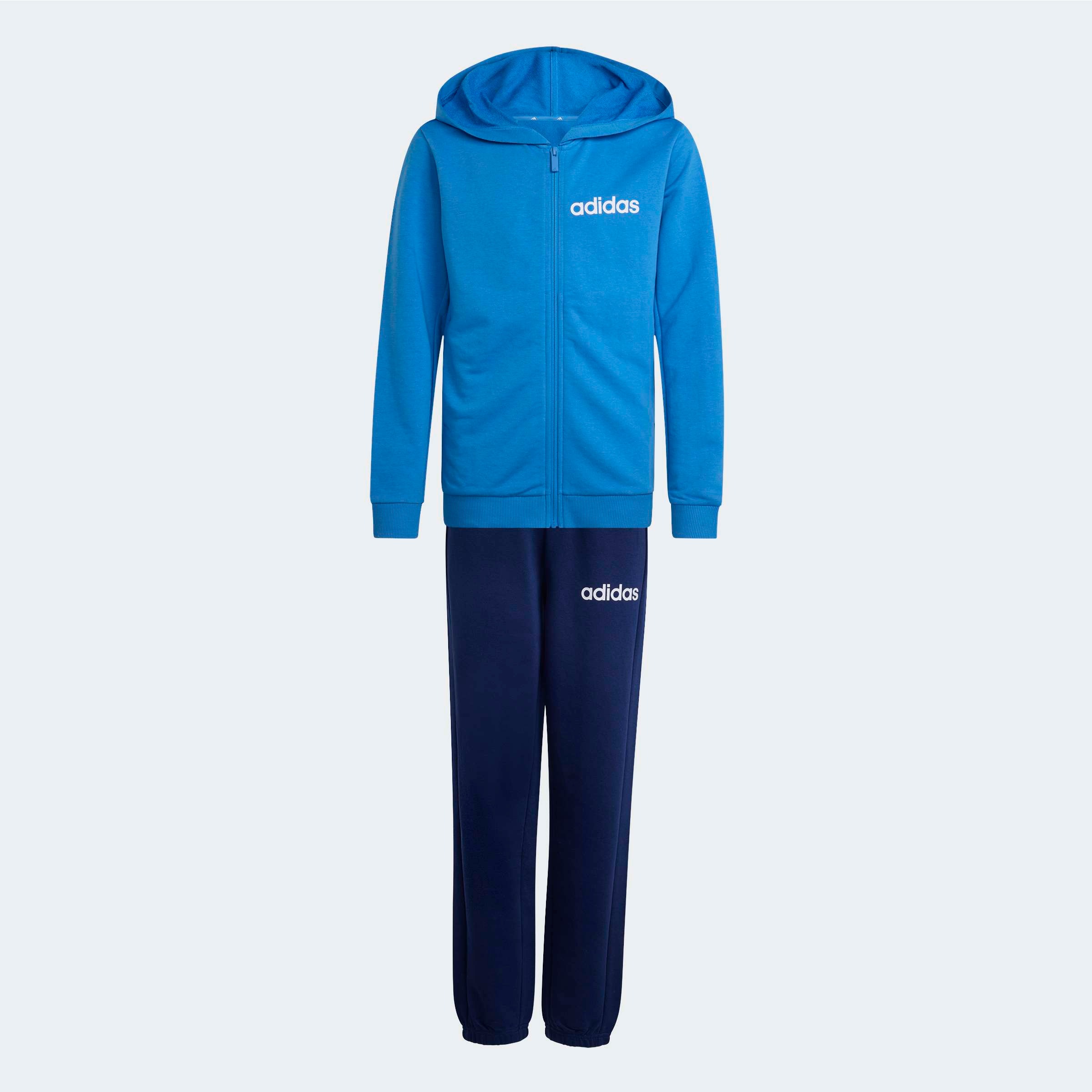 adidas Sportswear Trainingsanzug »ESSENTIALS KINDER« 2 tlg. zweiteilig, aus Baumwolle und Polyester, weiches French Terry