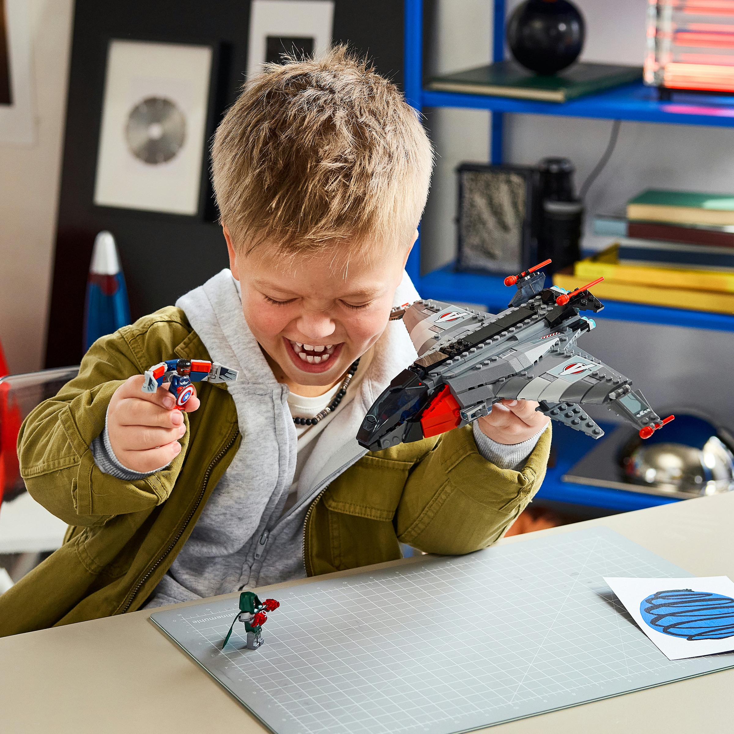 LEGO® Konstruktionsspielsteine »Avengers: Doomsday Quinjet (76347), LEGO Super Heroes« Made in Europe