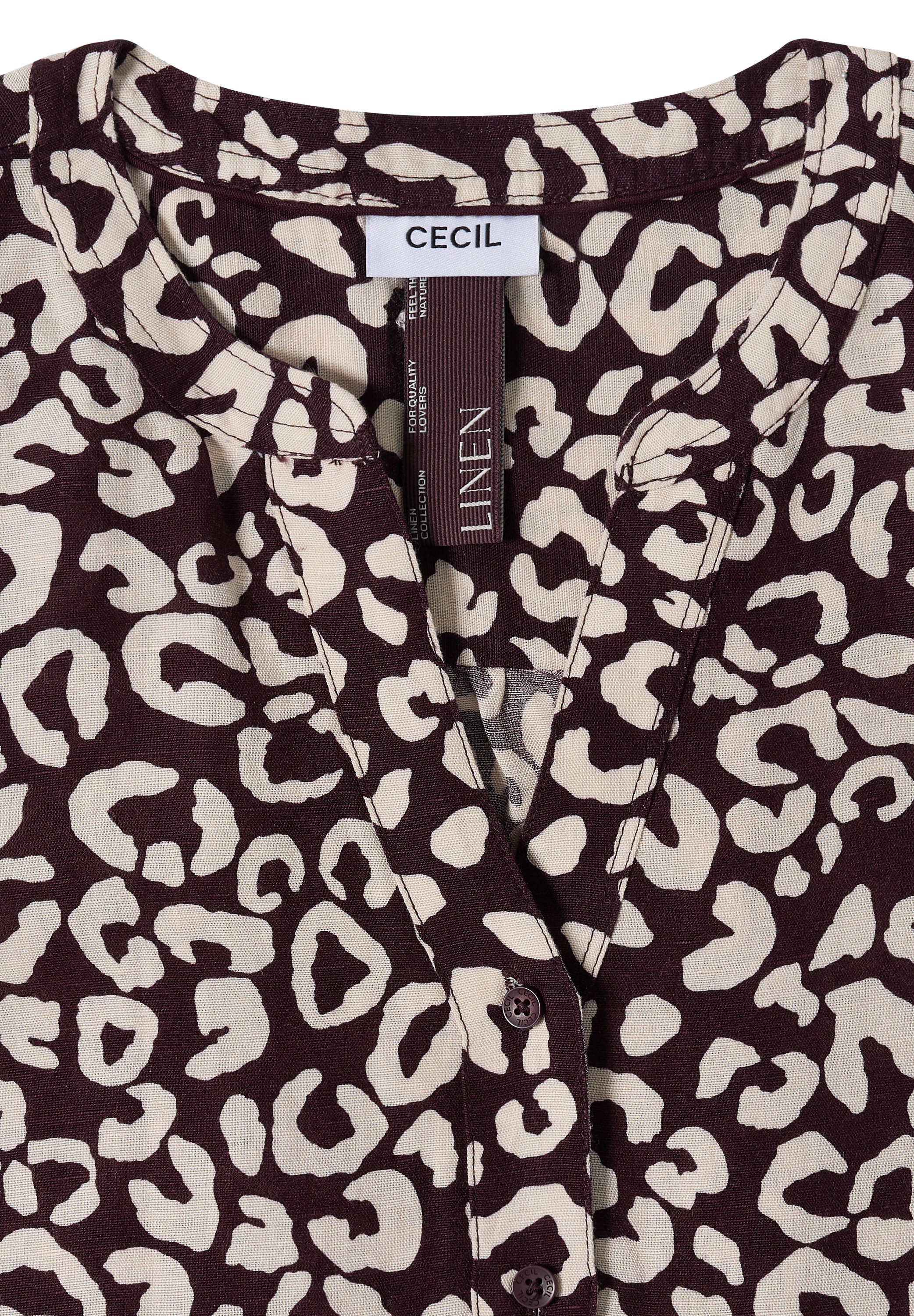 Cecil Longbluse mit Knopfleiste