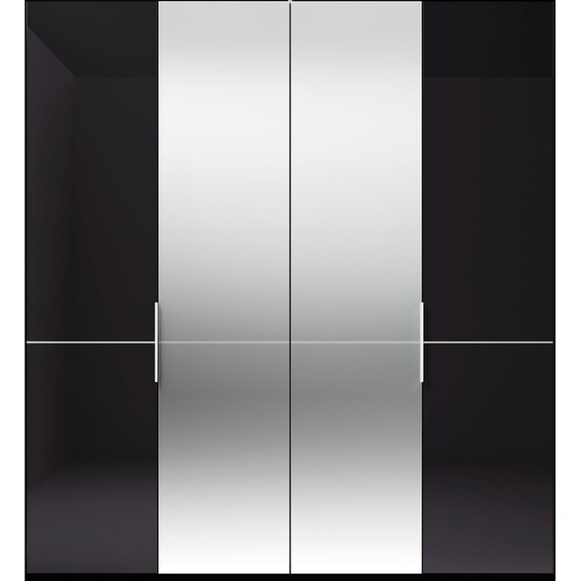 GALLERY M branded by Musterring Drehtürenschrank »Imola W«, inkl.  Einlegeböden und Kleiderstangen, mit Glas- und Spiegeltüren | BAUR