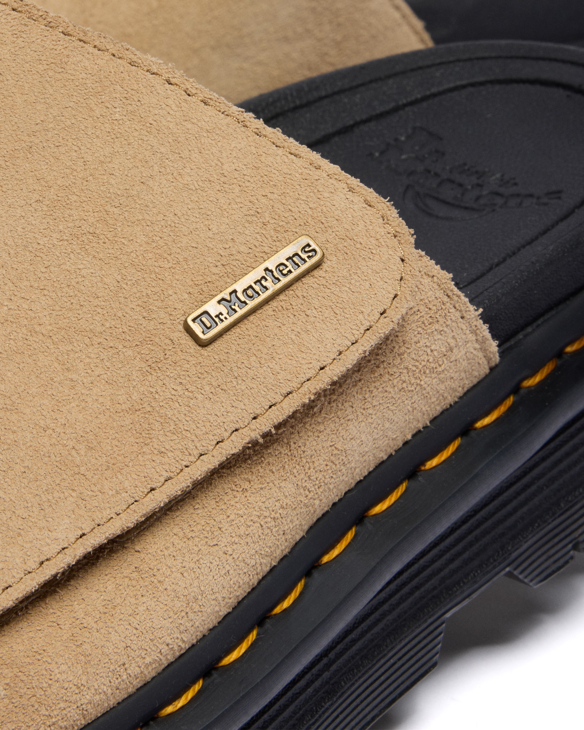 DR. MARTENS Pantolette »Zebzag«  Plateau Slipper, Sommerschuh, Schlupfschuh mit großer Klett-Bandage