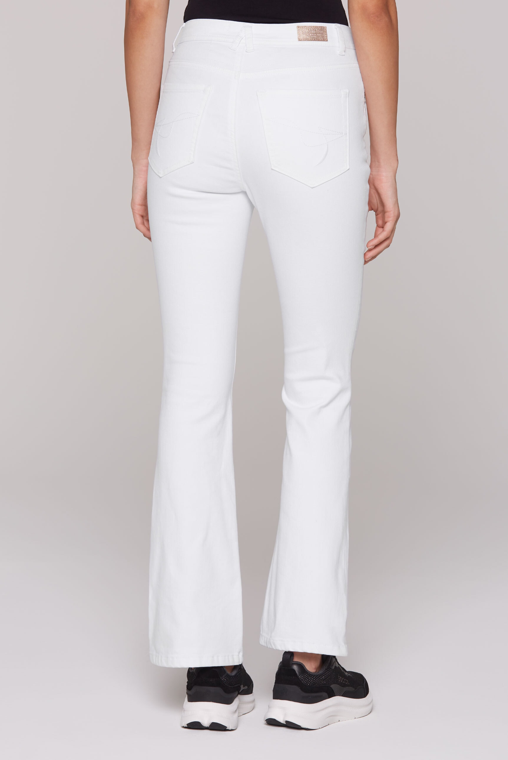 SOCCX Regular-fit-Jeans, mit hoher Leibhöhe