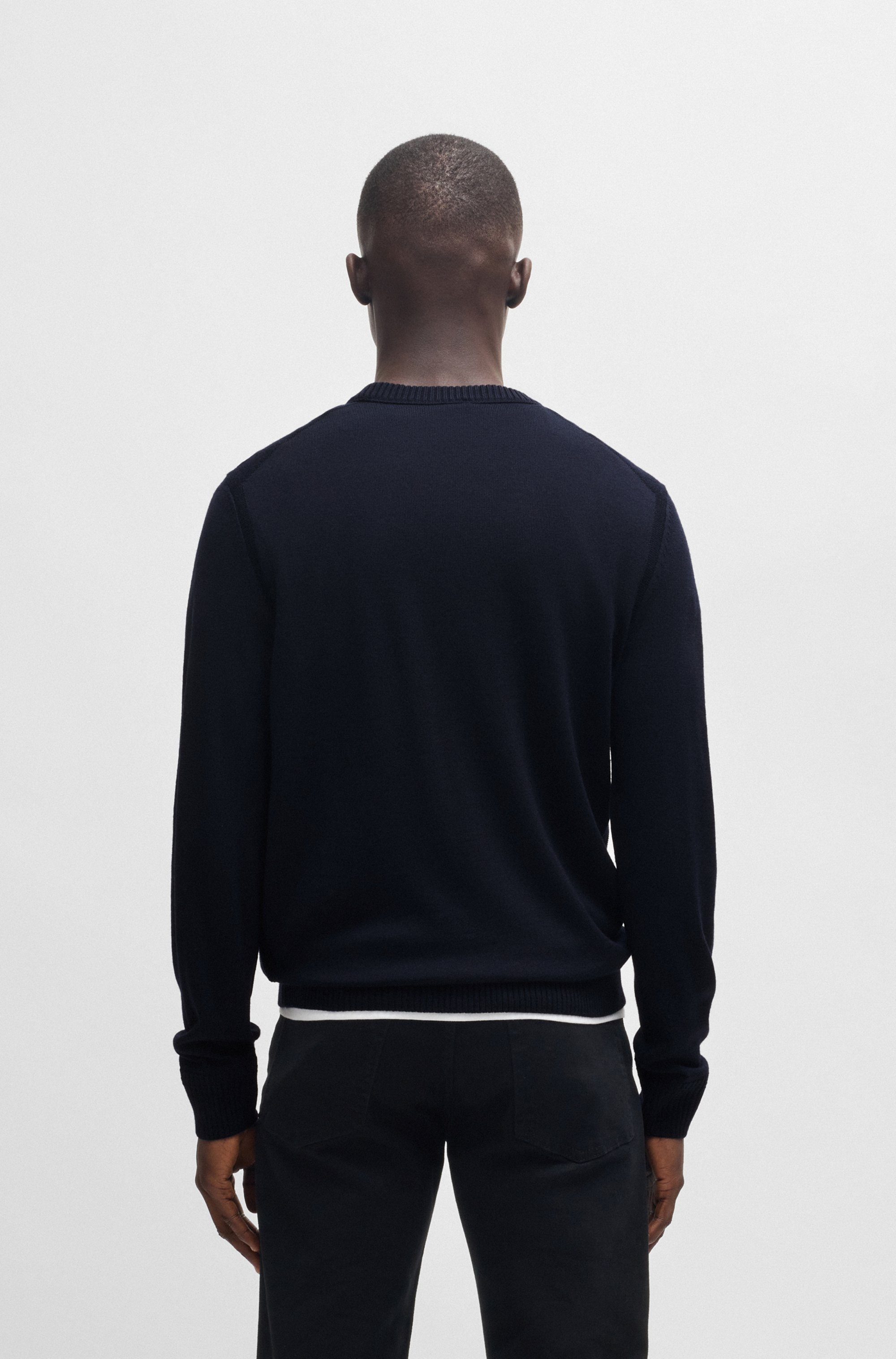 BOSS ORANGE Strickpullover "Avac" mit Schurwolle günstig online kaufen