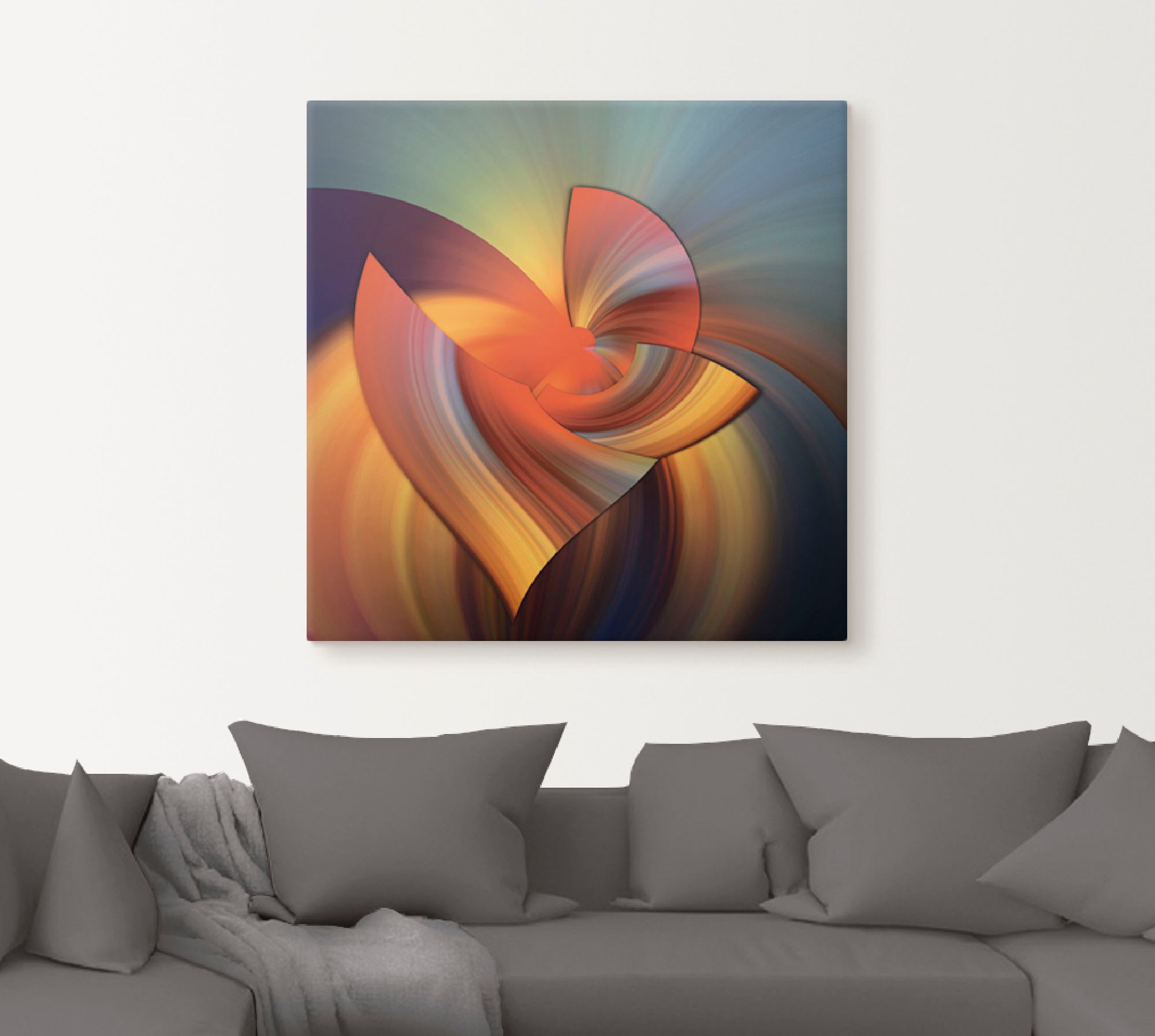 Artland Wandbild »Abstraktes in bunt«, Muster, (1 St.), als Leinwandbild, Poster, Wandaufkleber in verschied. Größen