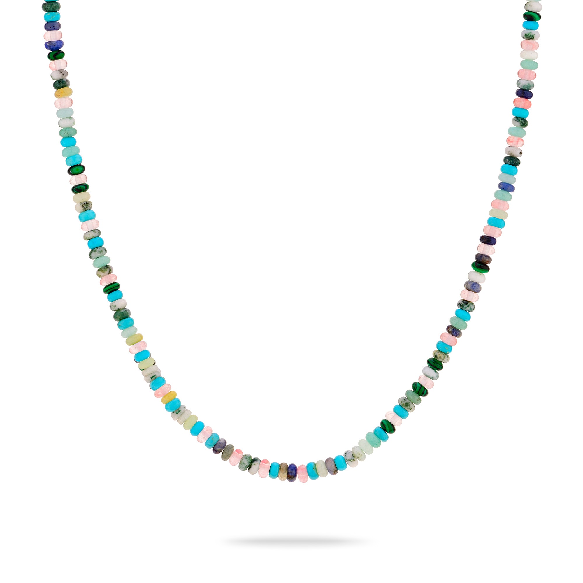 Tamaris Charm-Kette »Schmuck Geschenk Edelstahl Halskette All About Beads«, mit Naturstein