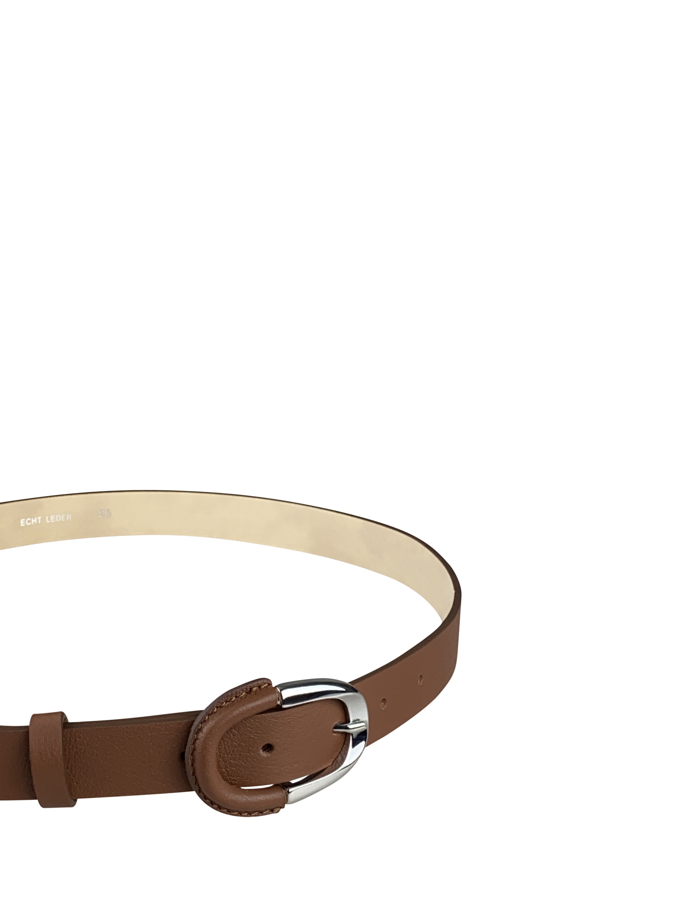 COLLEZIONE ALESSANDRO Ledergürtel »Loreen«, schlichtes Design mit teilüberzogener Schließe