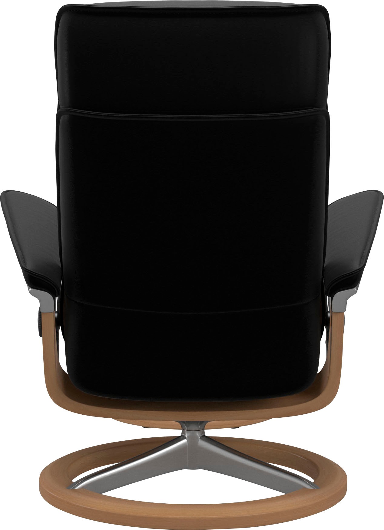 Stressless® Relaxsessel »Admiral«, (Set, Relaxsessel inkl. Hocker), mit Signature Base, Größe M & L, Gestell Eiche