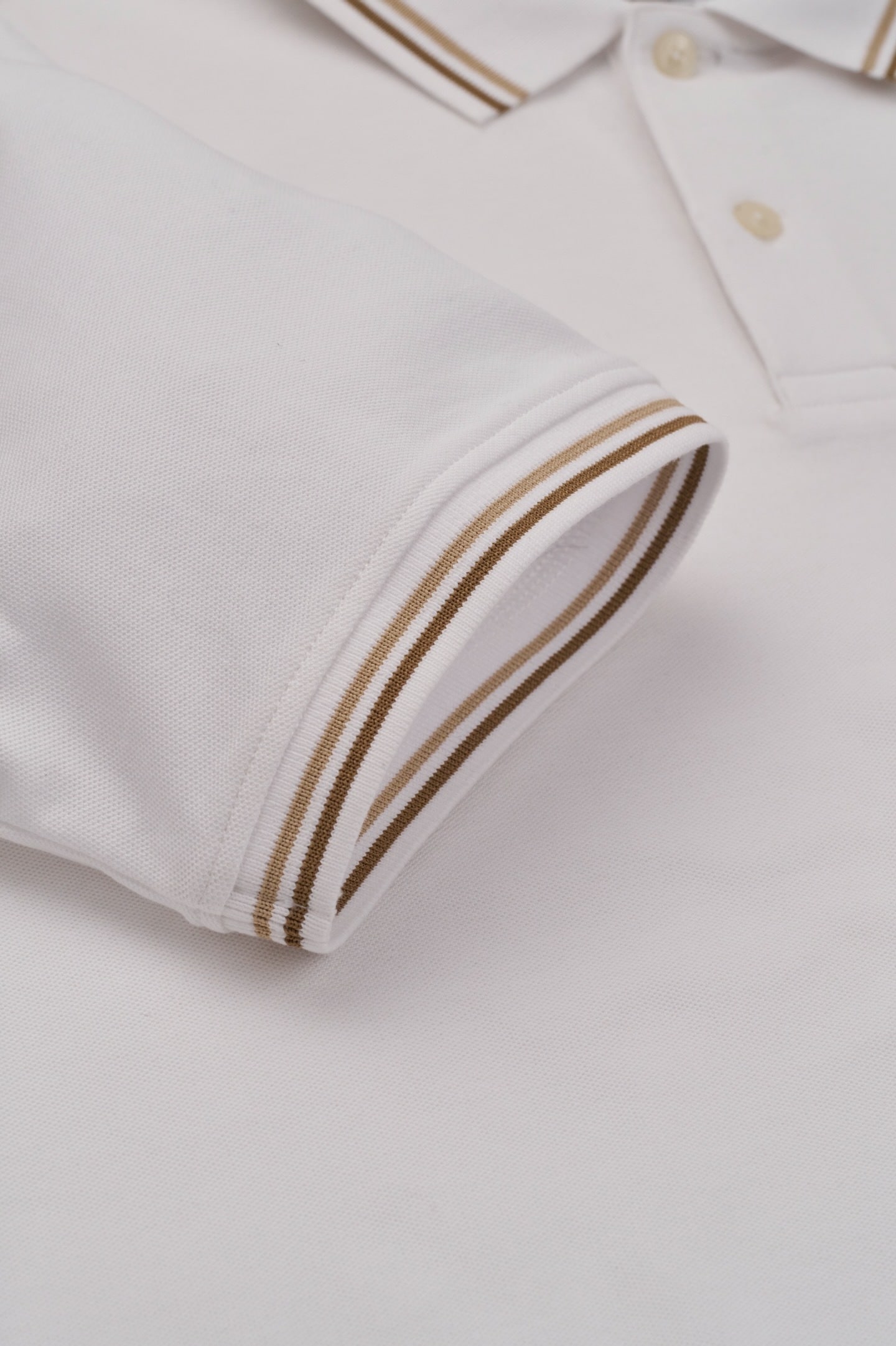 bugatti Poloshirt, mit Kontraststreifen