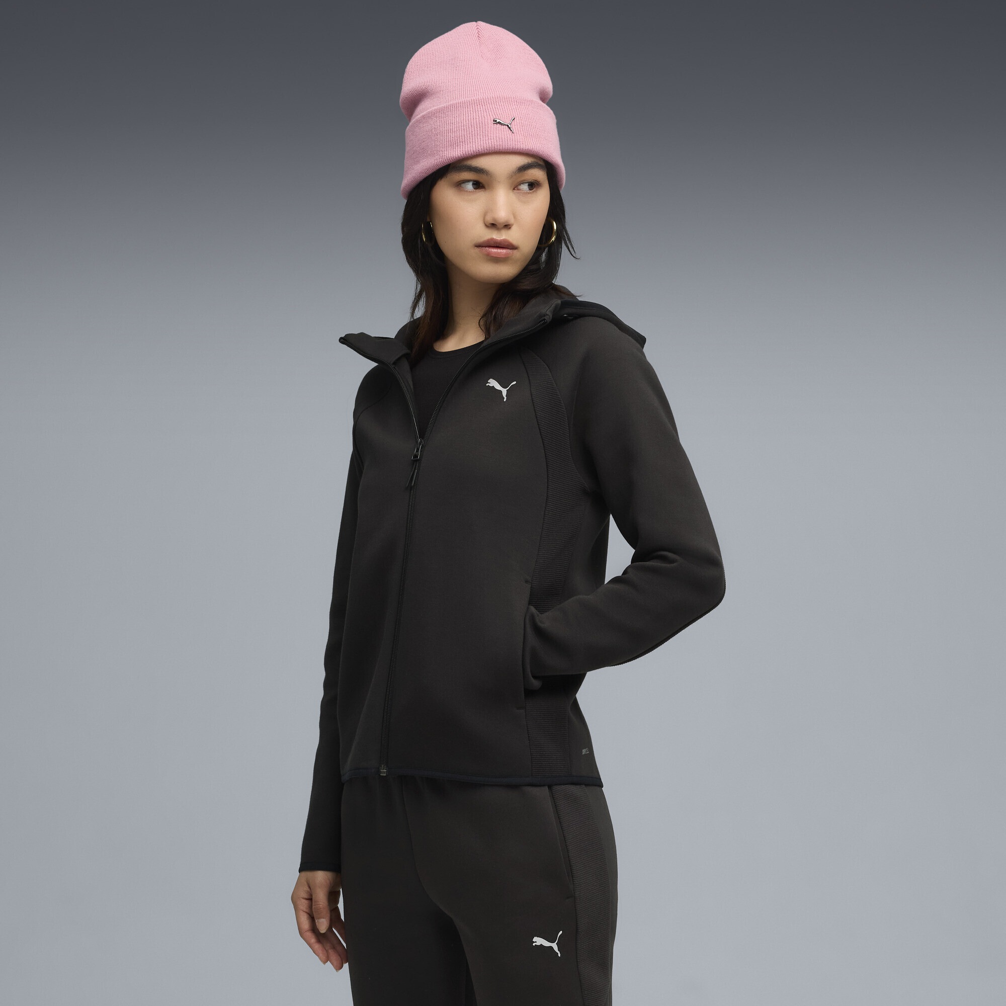 PUMA Sweatjacke "EvoStripe Kapuzenjacke Damen" günstig online kaufen