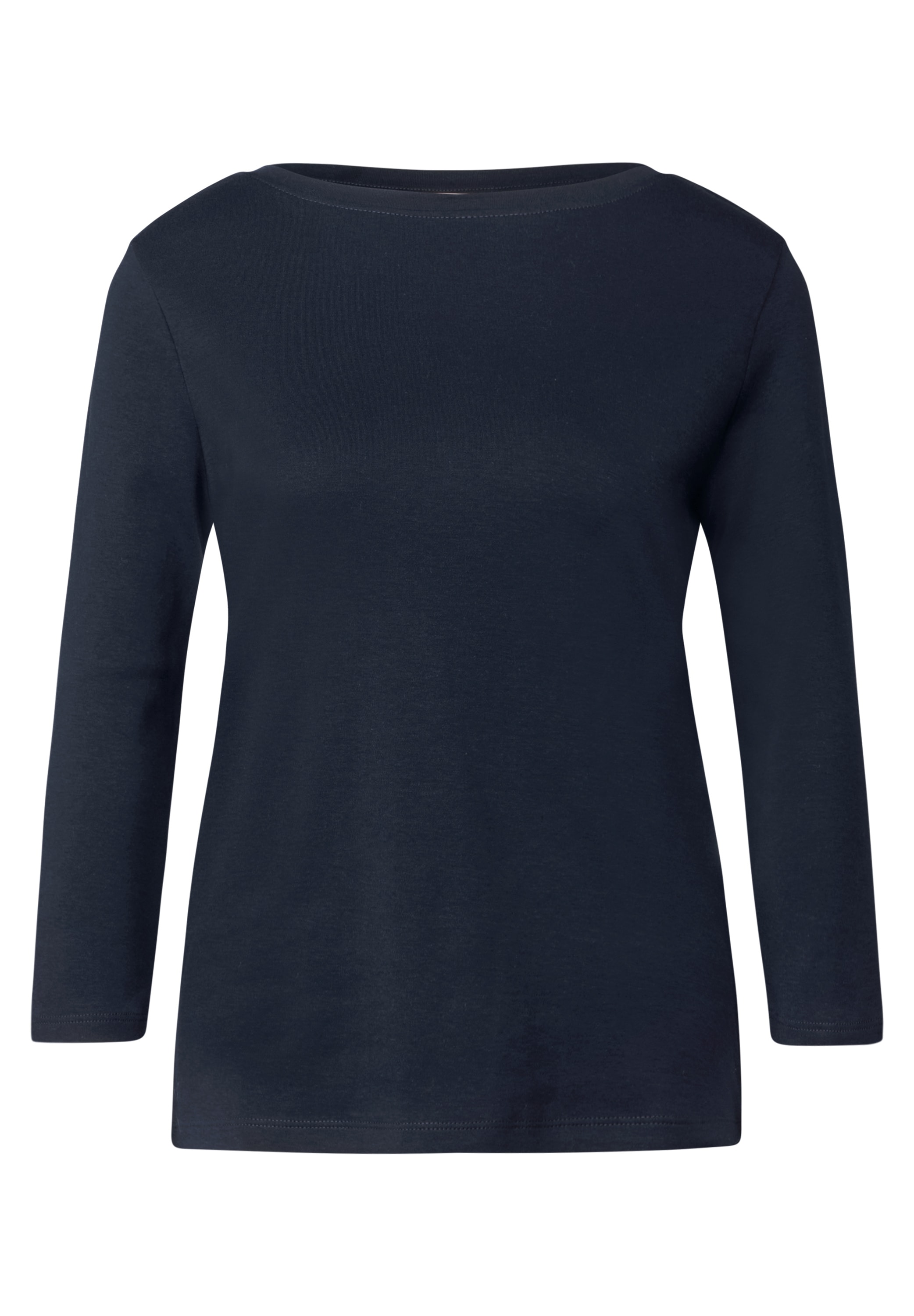 STREET ONE 3/4-Arm-Shirt, mit U-Boot-Ausschnitt