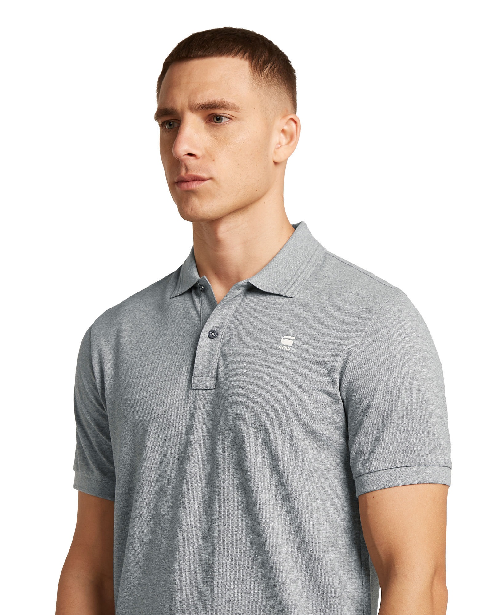 G-star Dunda Polo Shirt Short Sleeve Charcoal M Men 3