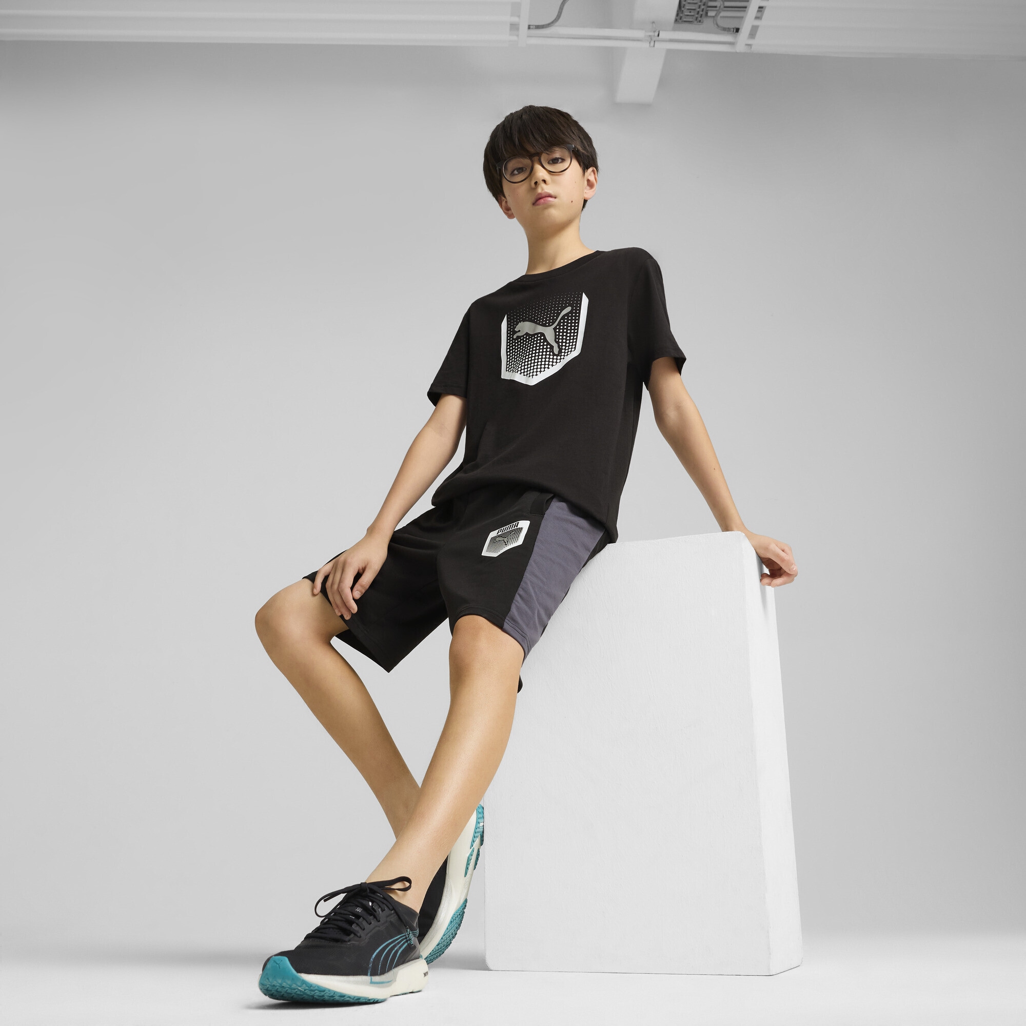 PUMA Sporthose »Active Sports Graphic Sweat-Shorts Jungen«