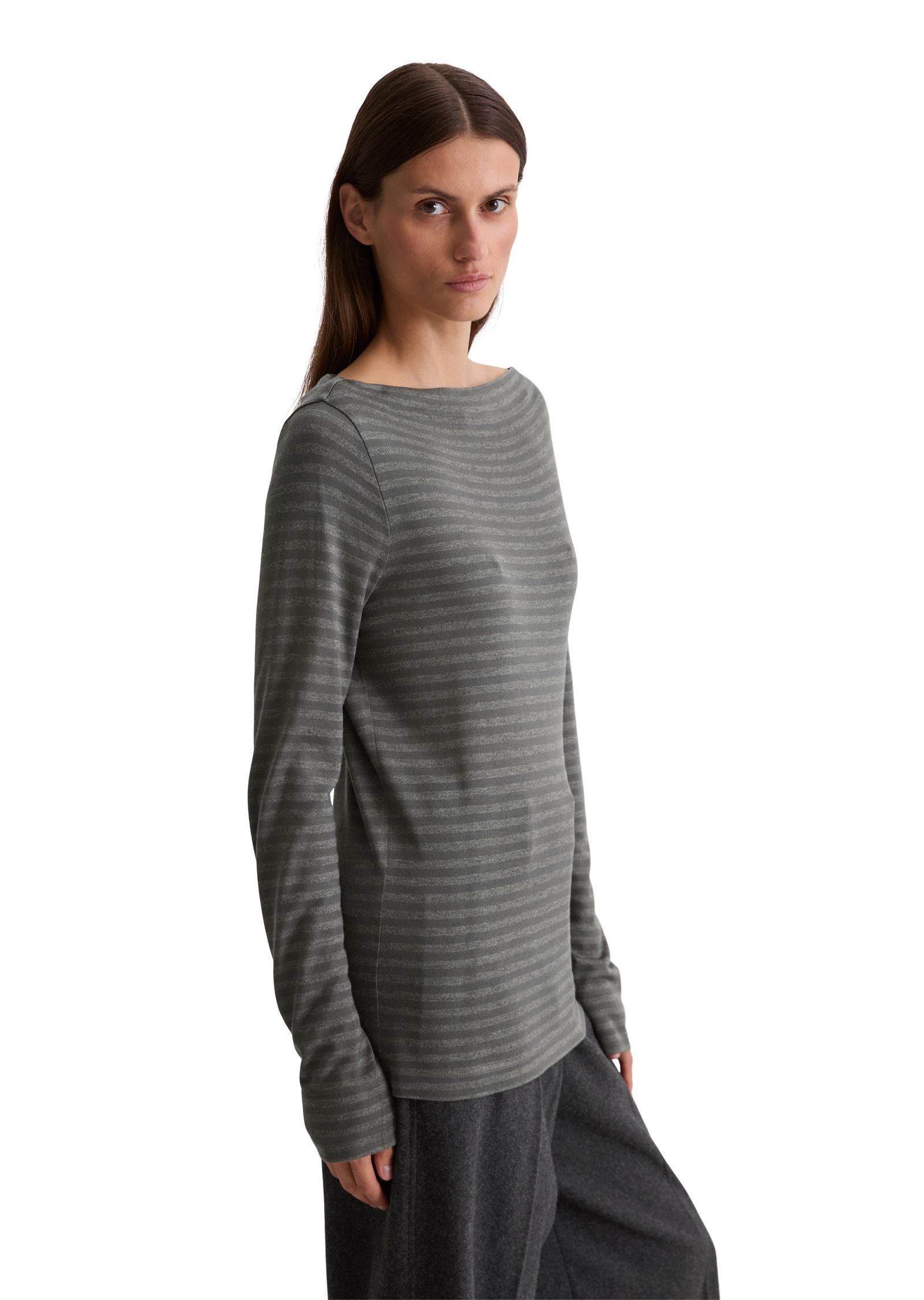 Marc OPolo Langarmshirt "aus Melange-Jersey" günstig online kaufen