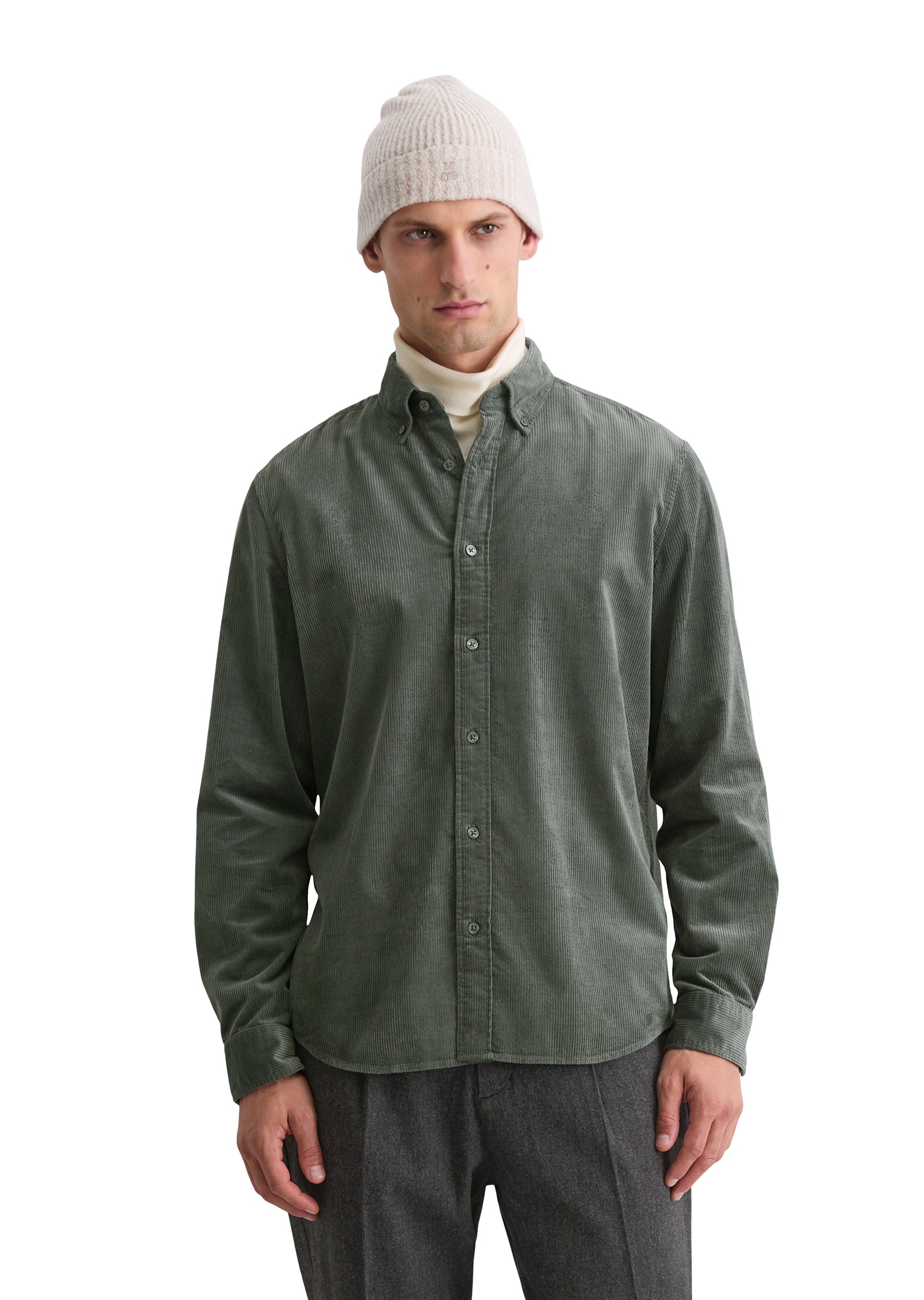Marc OPolo Langarmhemd "mit Button-Down-Kragen" günstig online kaufen