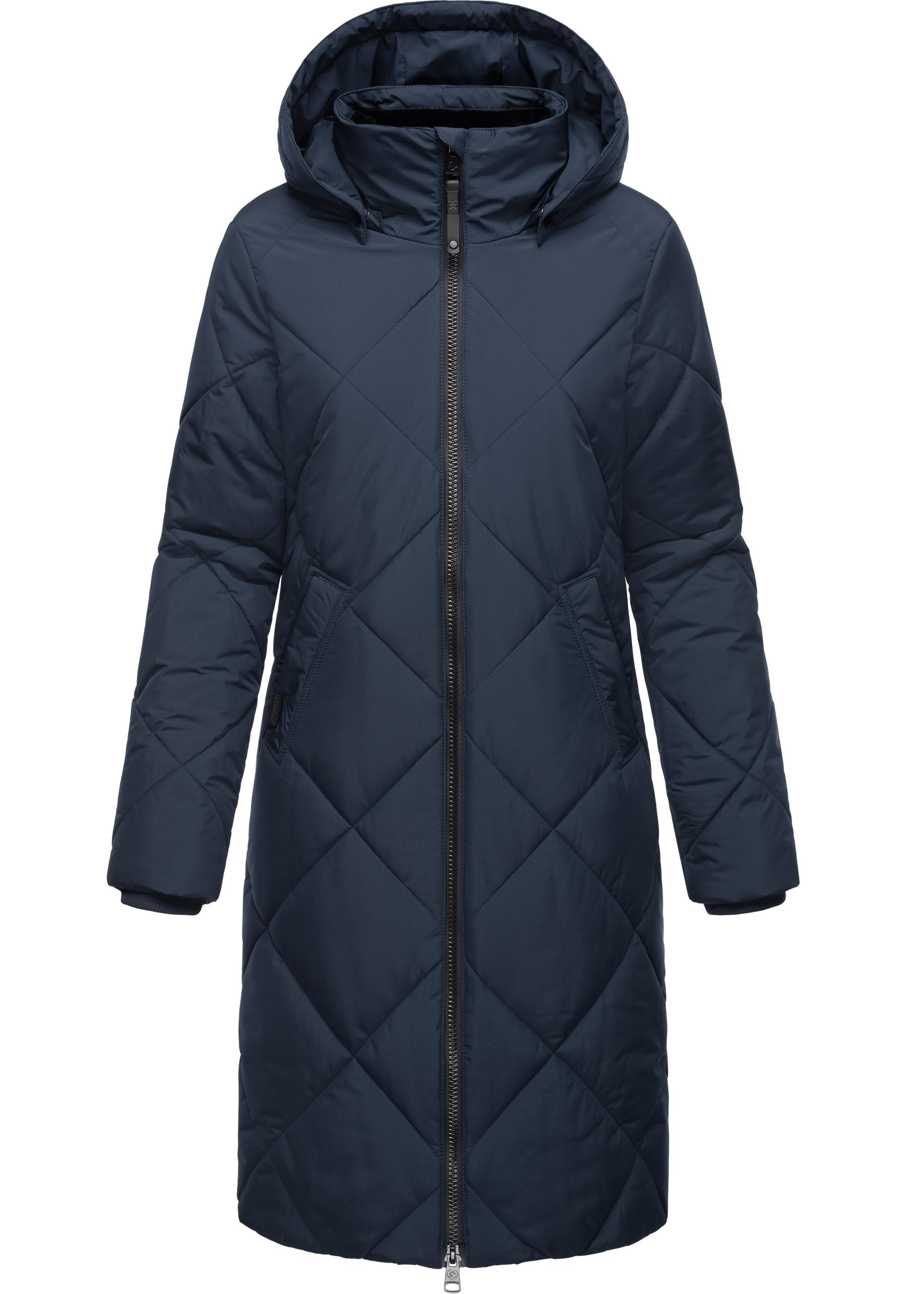 Ragwear Steppmantel »Rebela«, stylischer Winterparka mit abnehmbarer Kapuze