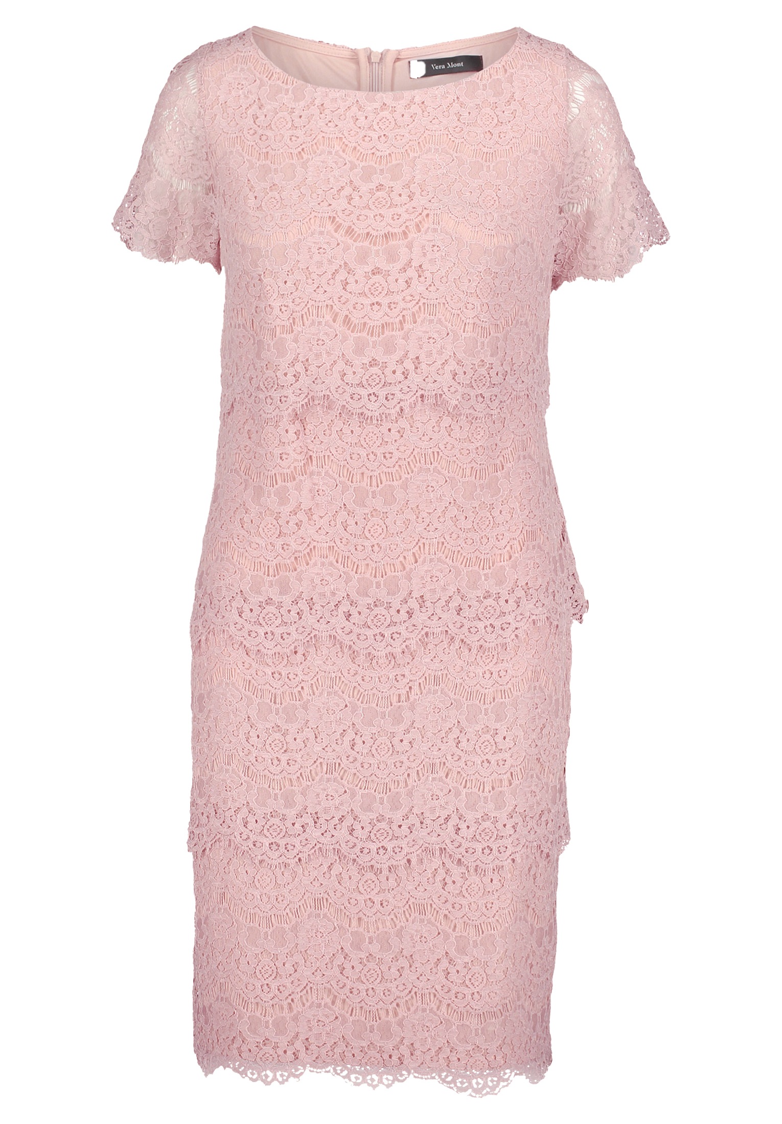 Vera Mont Spitzenkleid "Damen kurzarm" Ohne Tasche Spitze günstig online kaufen