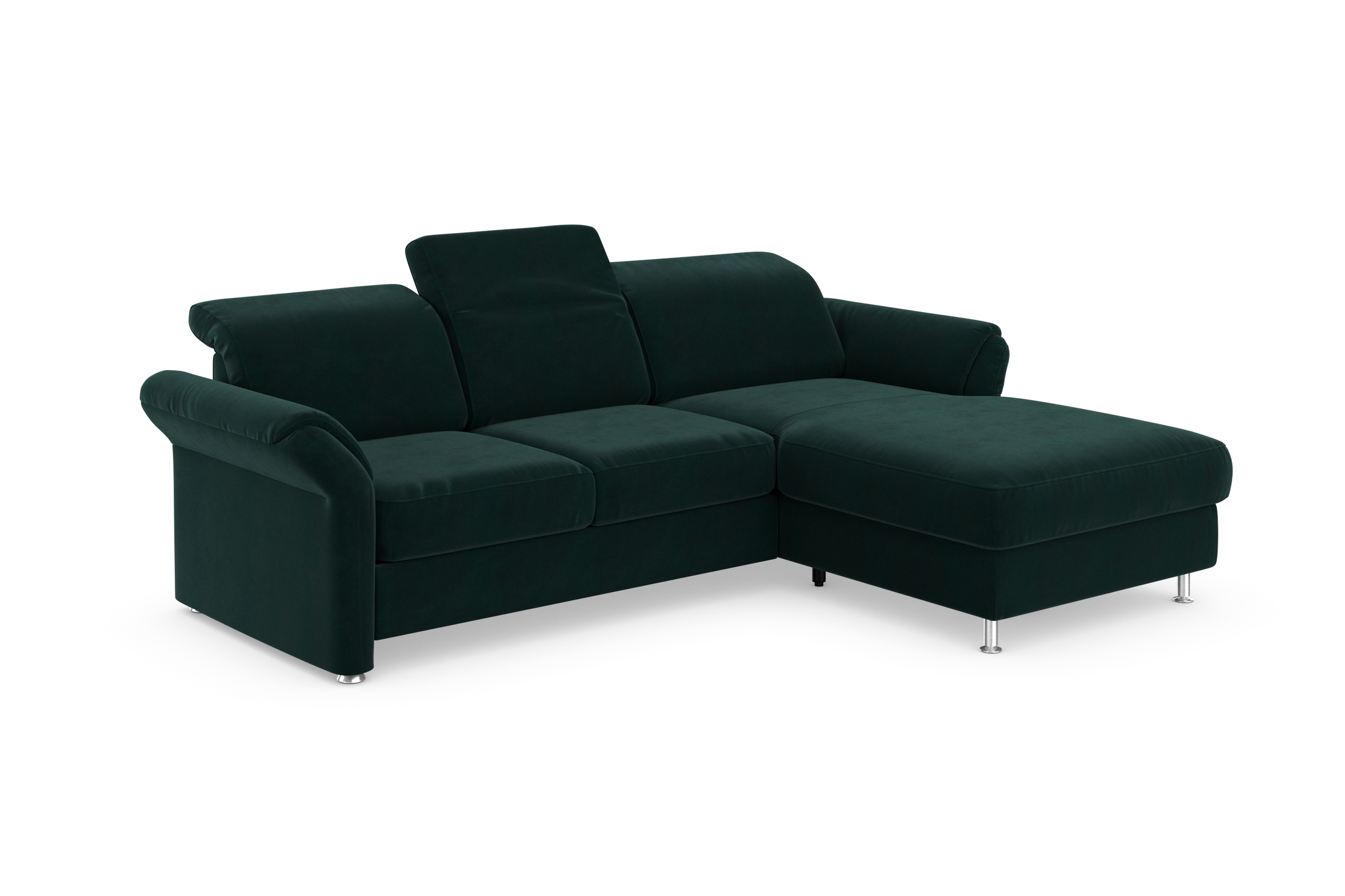 sit&more Ecksofa »Apulia L-Form«, wahlweise Bettfunktion, Bettkasten und Kopf- und Armteilverstellung