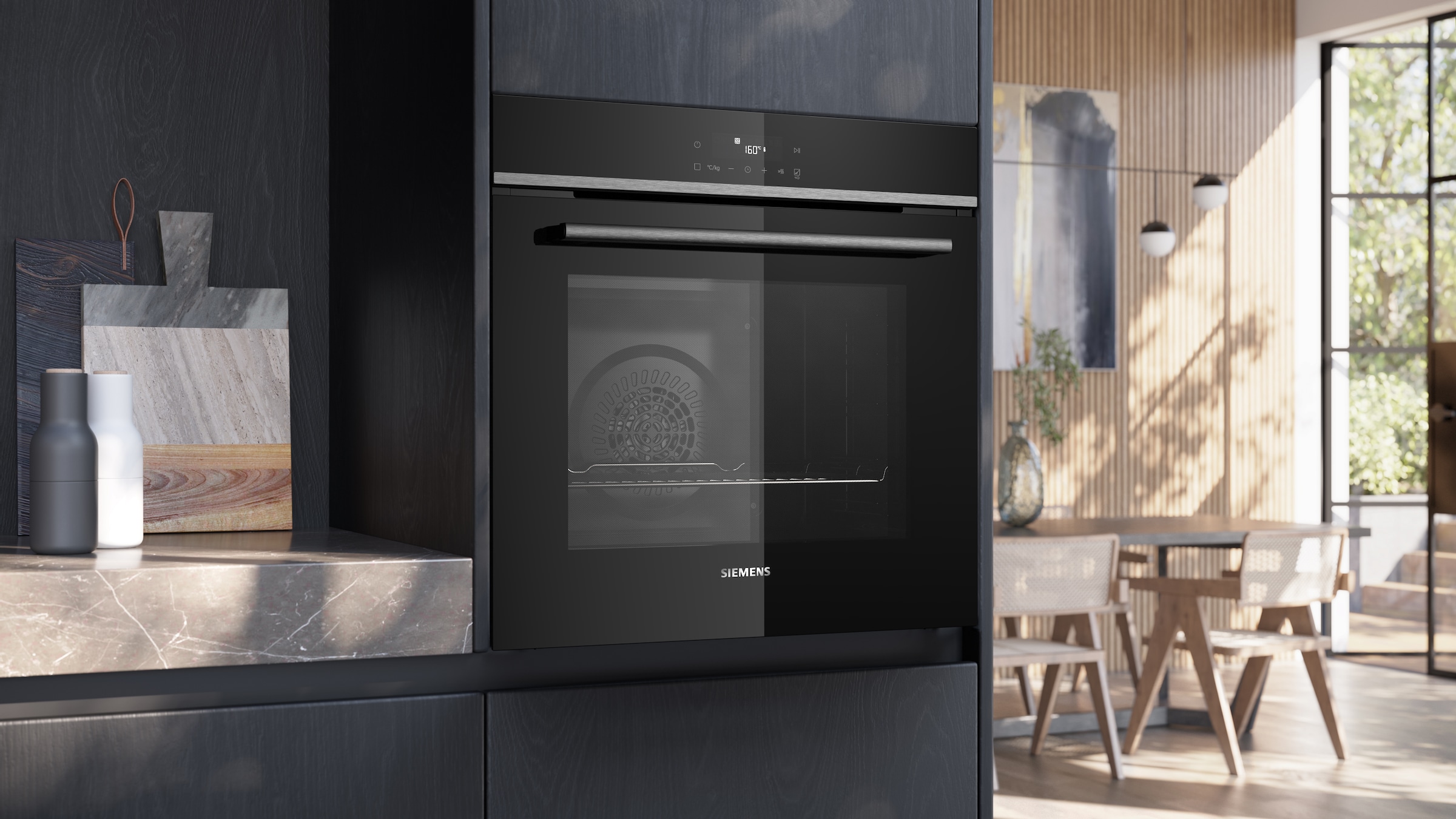 SIEMENS Pyrolyse Backofen iQ300 »HB571ABS3«, mit Teleskopauszug nachrüstbar