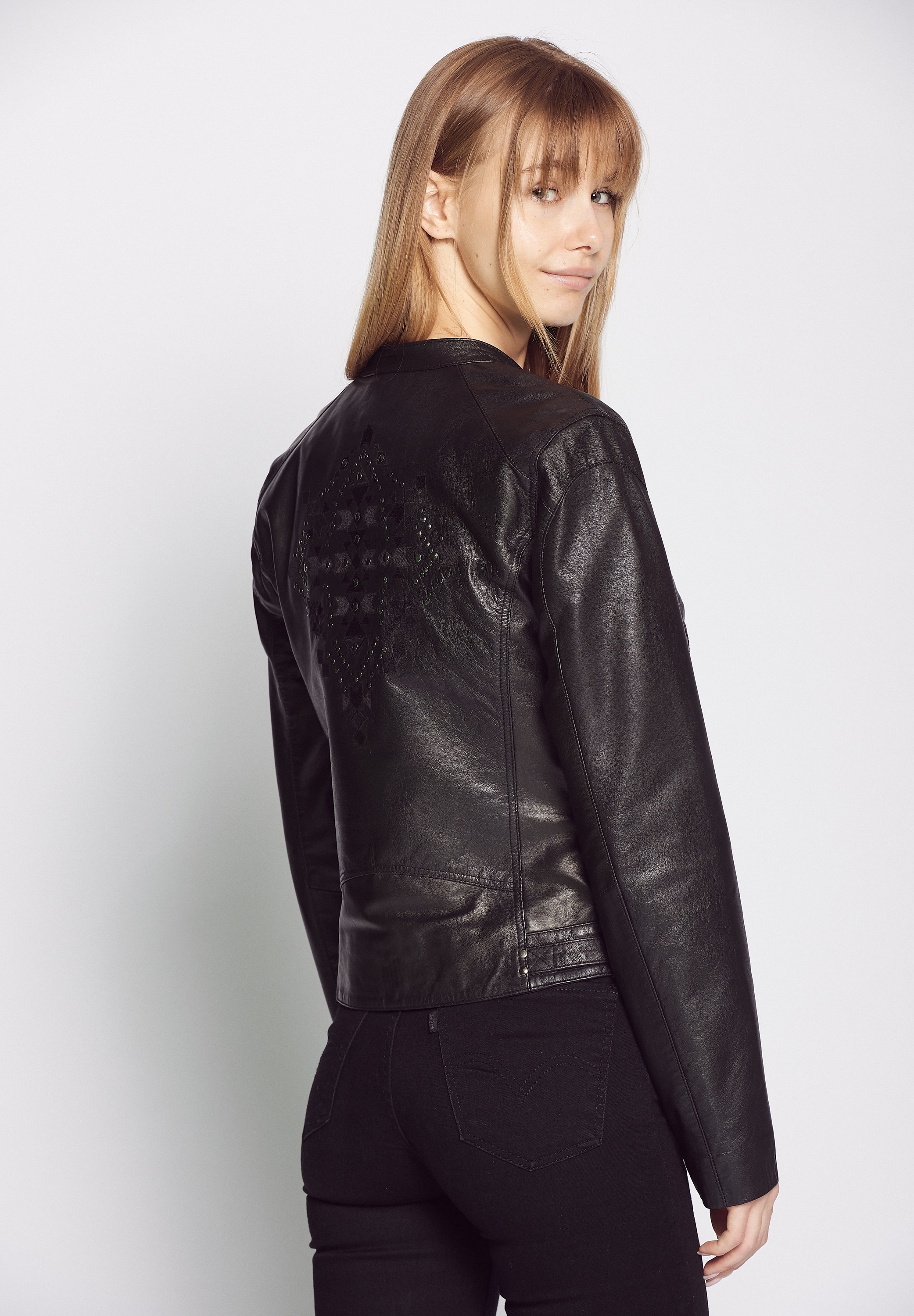 MUSTANG Lederjacke »Akara« online bestellen | BAUR