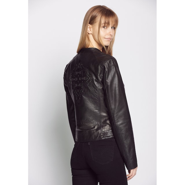 MUSTANG Lederjacke »Akara« online bestellen | BAUR