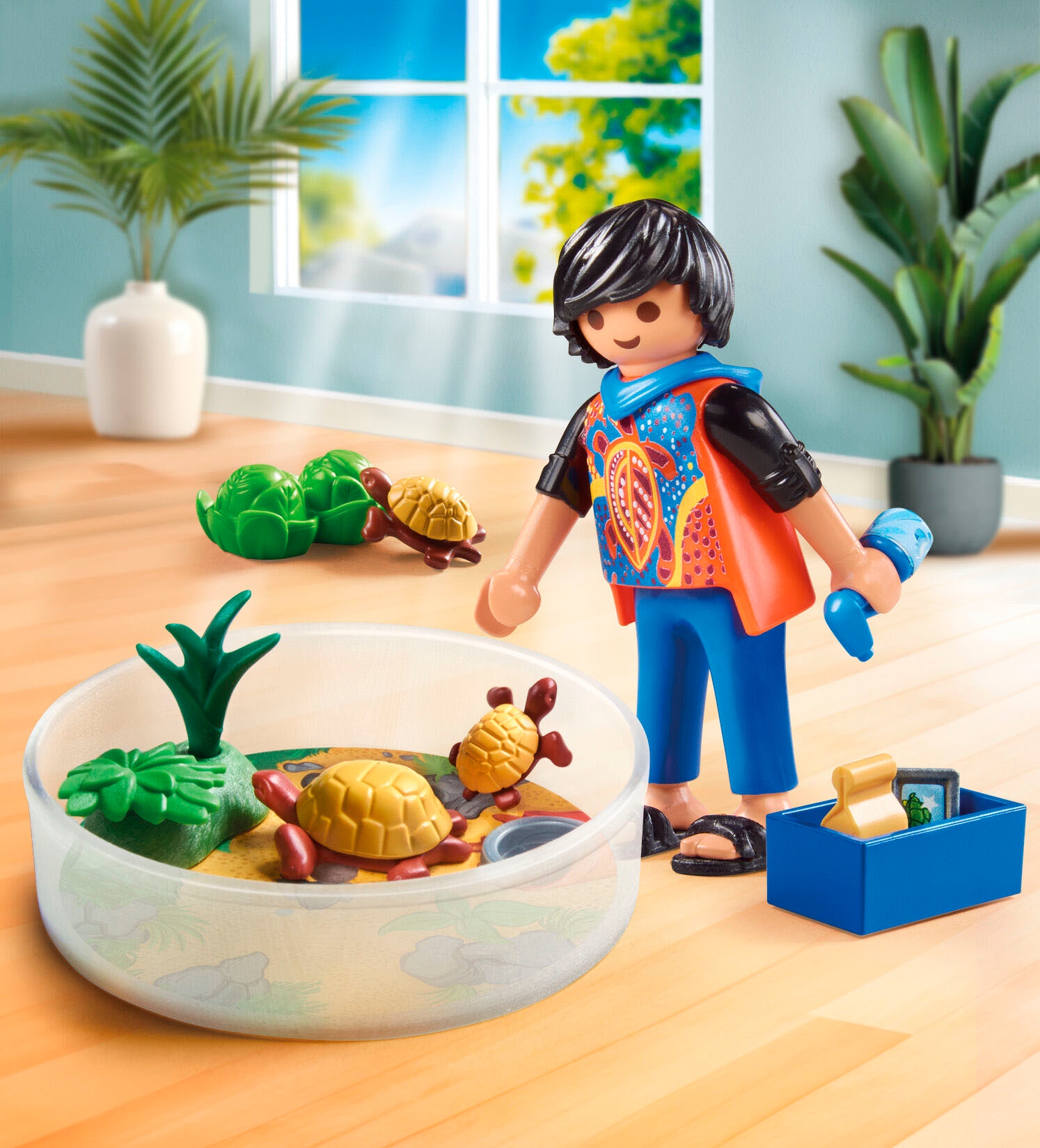 Playmobil® Konstruktions-Spielset »Schildkröten-Terrarium (71748), Playmobil My Life«, (20 St.)