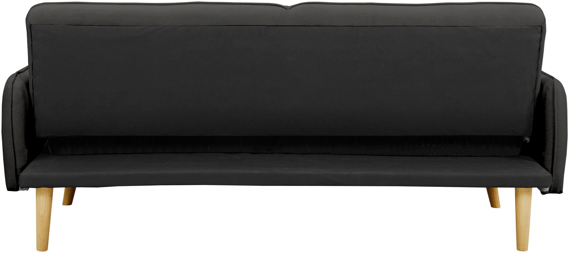 Thumbnail - SalesFever Schlafsofa "Linköping, 3-Stizer, Sofa", mit Knopfheftung im Rücken und Schlaffunktion, Breite 188 cm