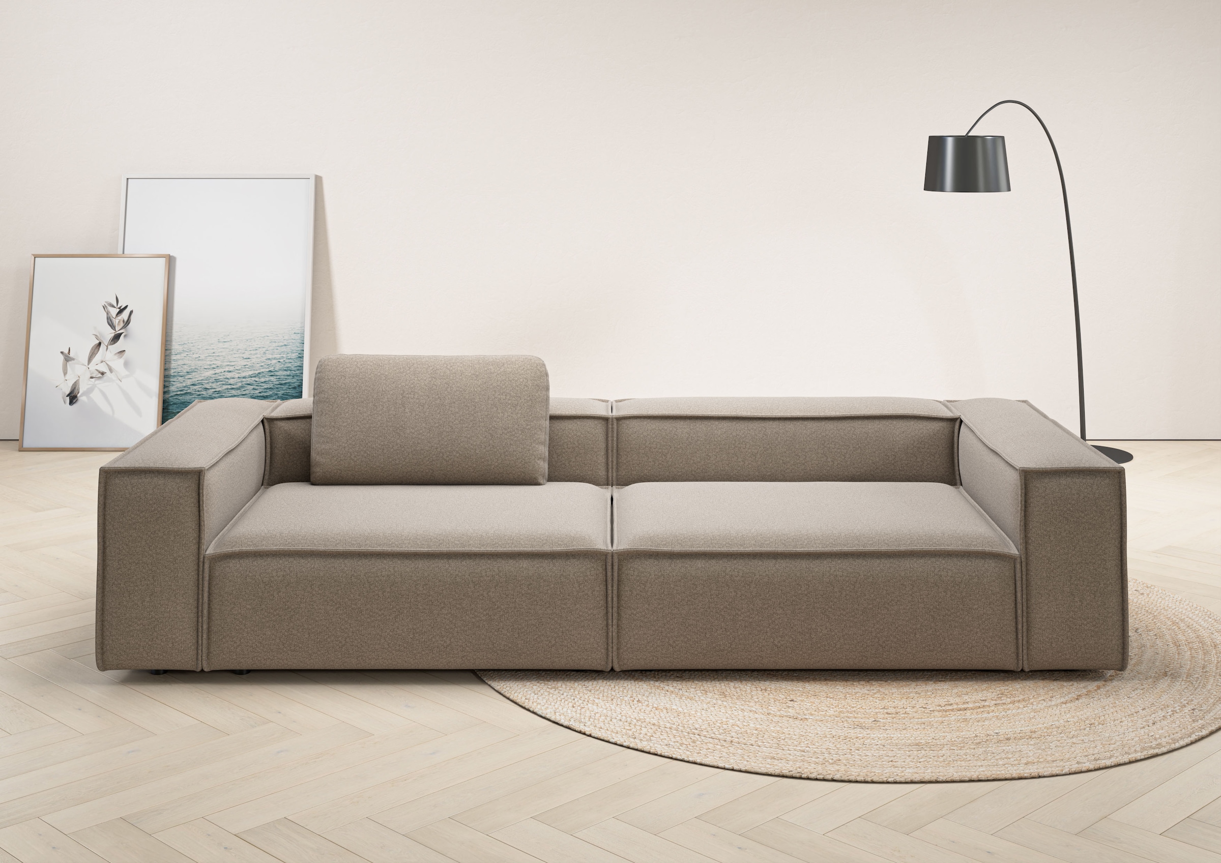 Home affaire 3-Sitzer "Watertown moderner 3-Sitzer" extra breites Sofa mit günstig online kaufen