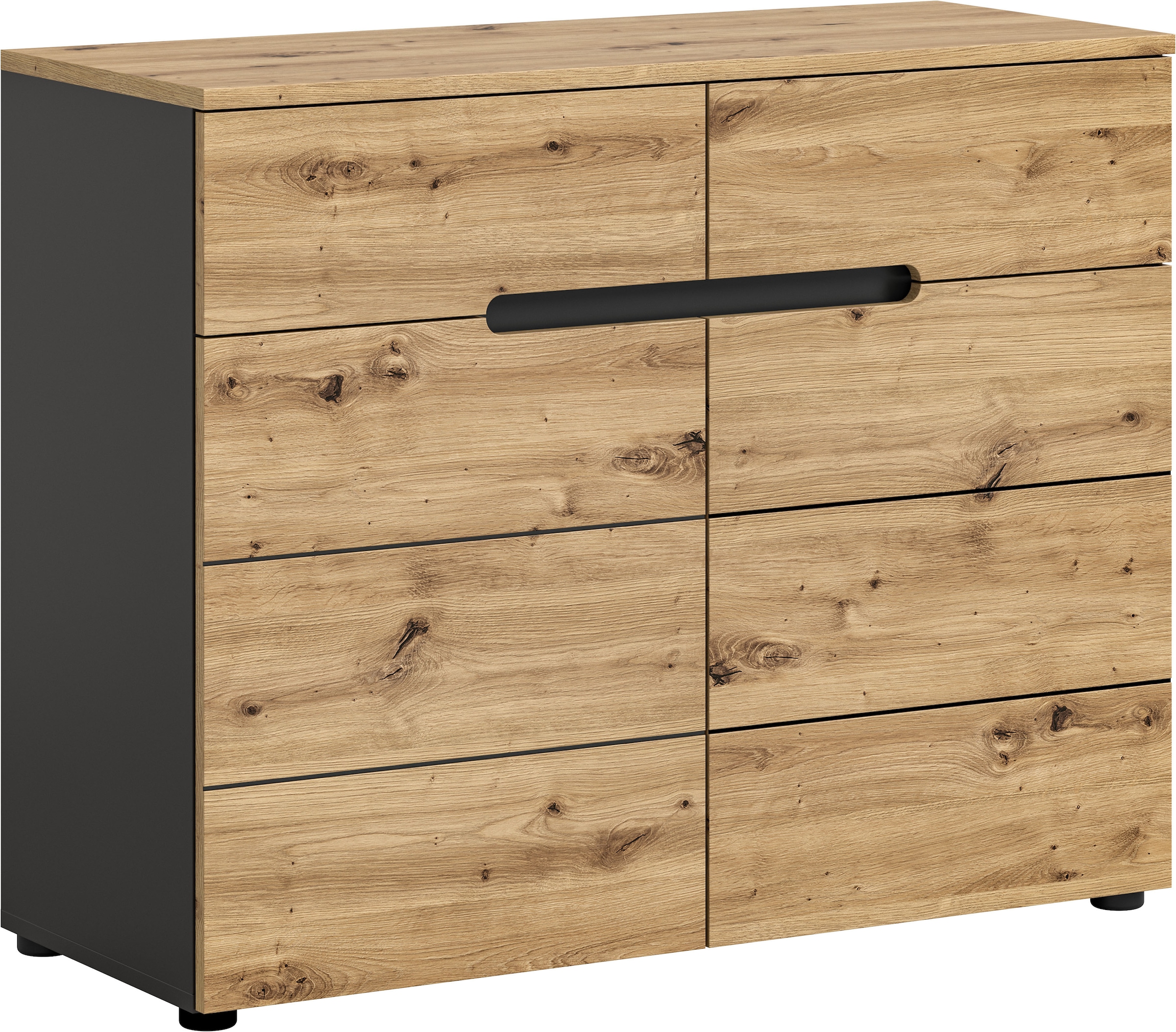 Home affaire Kommode "REHAT, TOPSELLER, Breite 100cm, 2 Türen, 2 Schubkäste günstig online kaufen