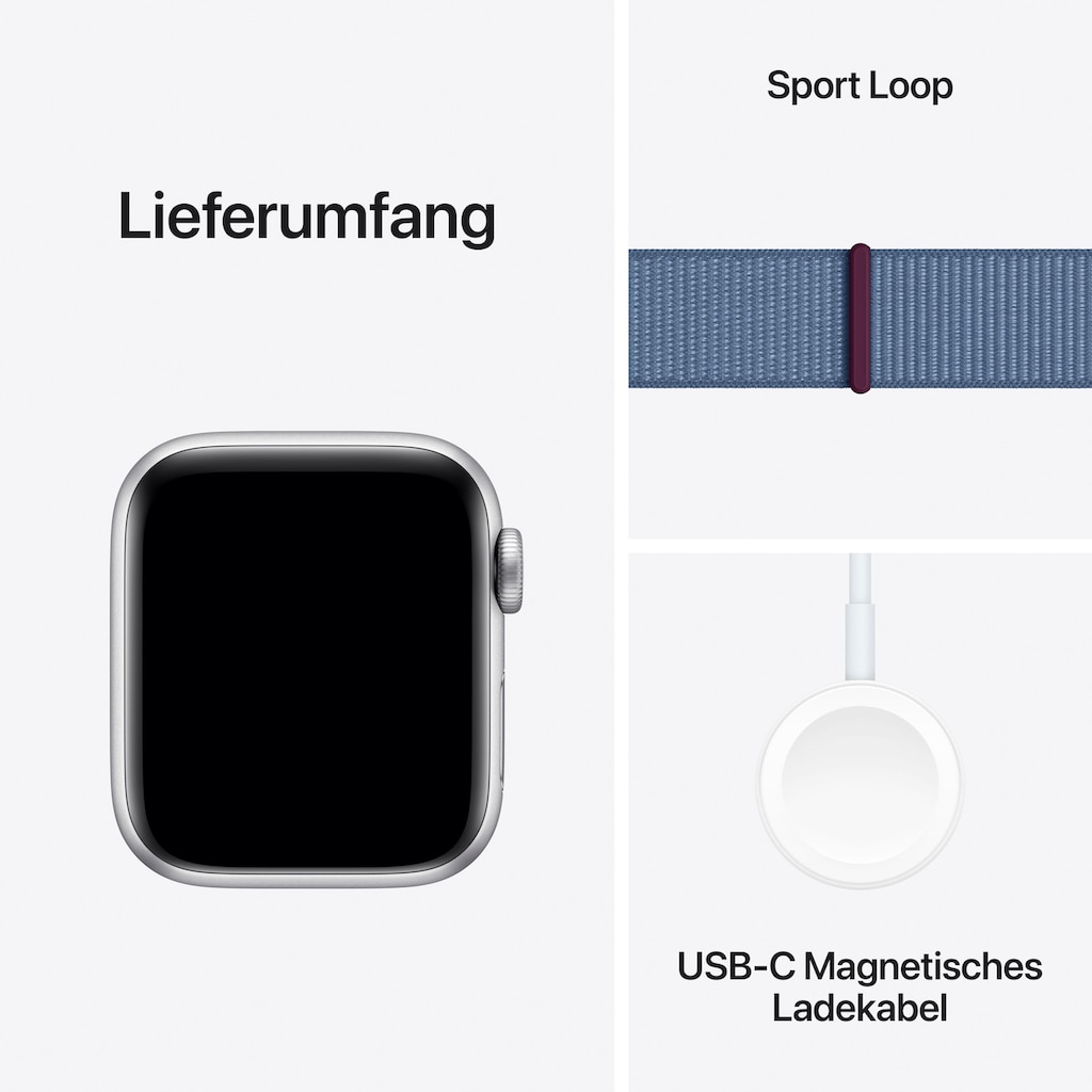 Apple Smartwatch »Watch SE GPS 40mm One-Size«, (Watch OS 10)