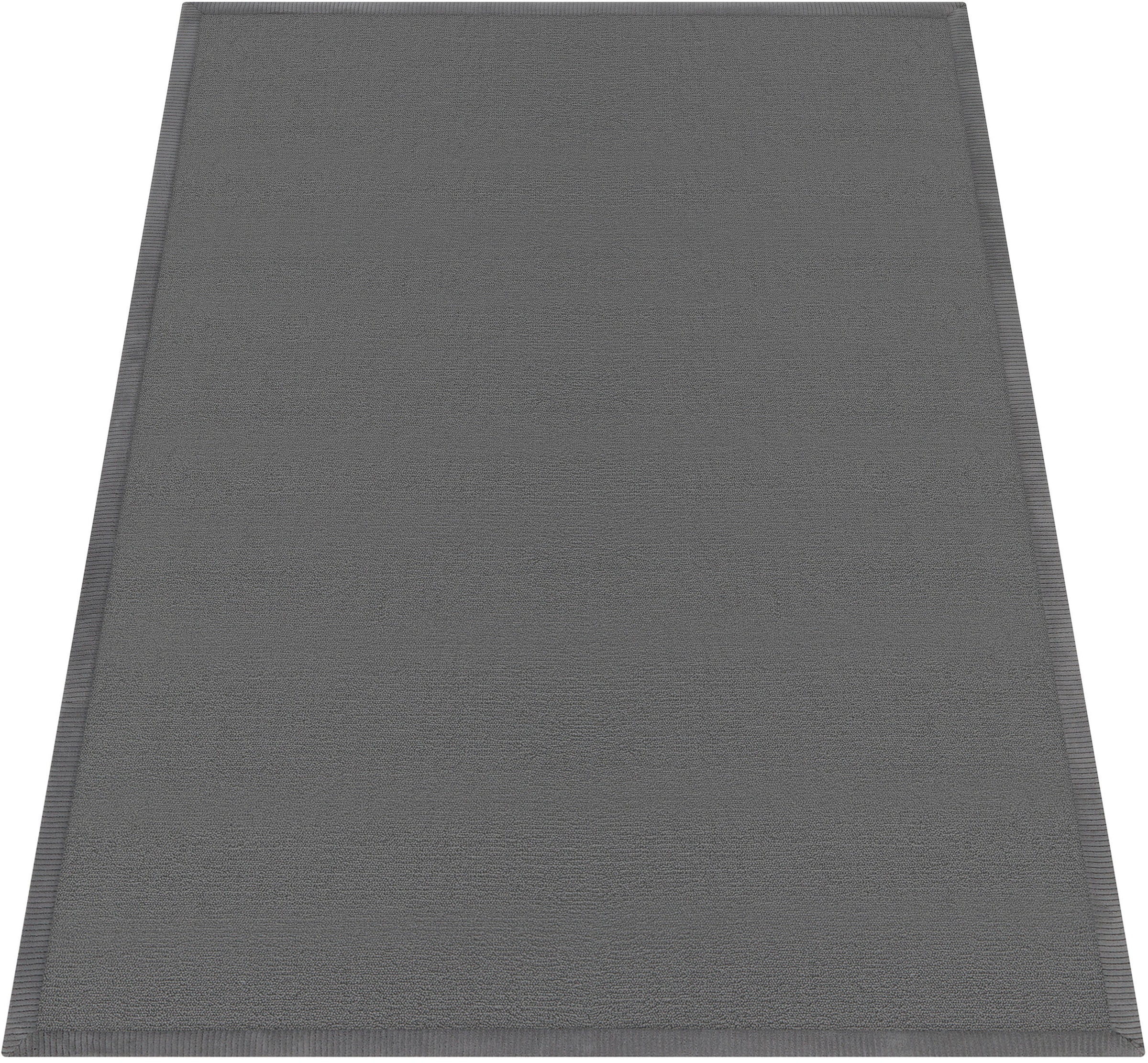 Teppich »Tatami 475«, rechteckig, Kurzflor, Uni-Farben, mit Memory Foam, waschbar