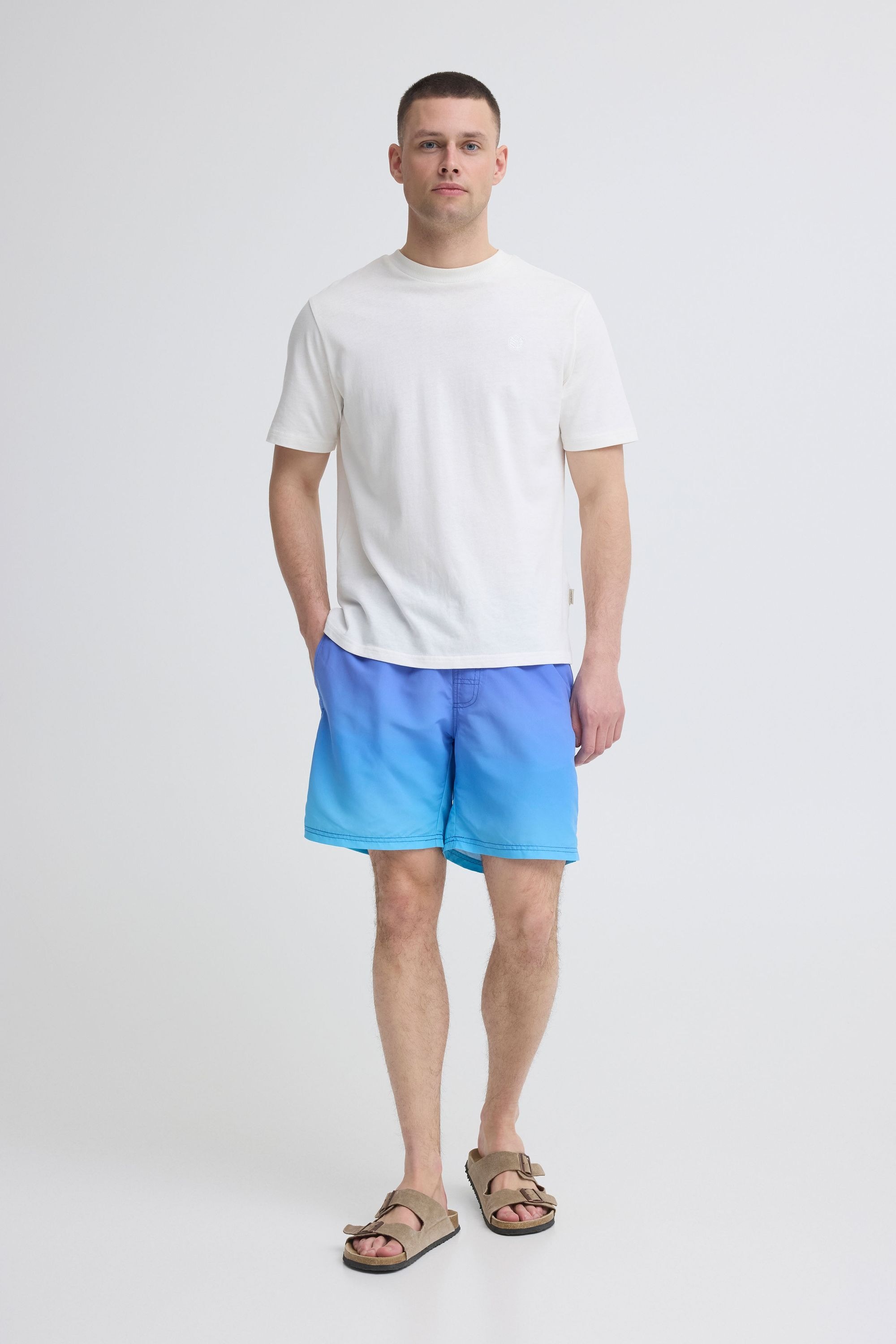Blend Badeshorts »BHRislea« Bunte Badeshorts mit elastischem Bund und Kordel