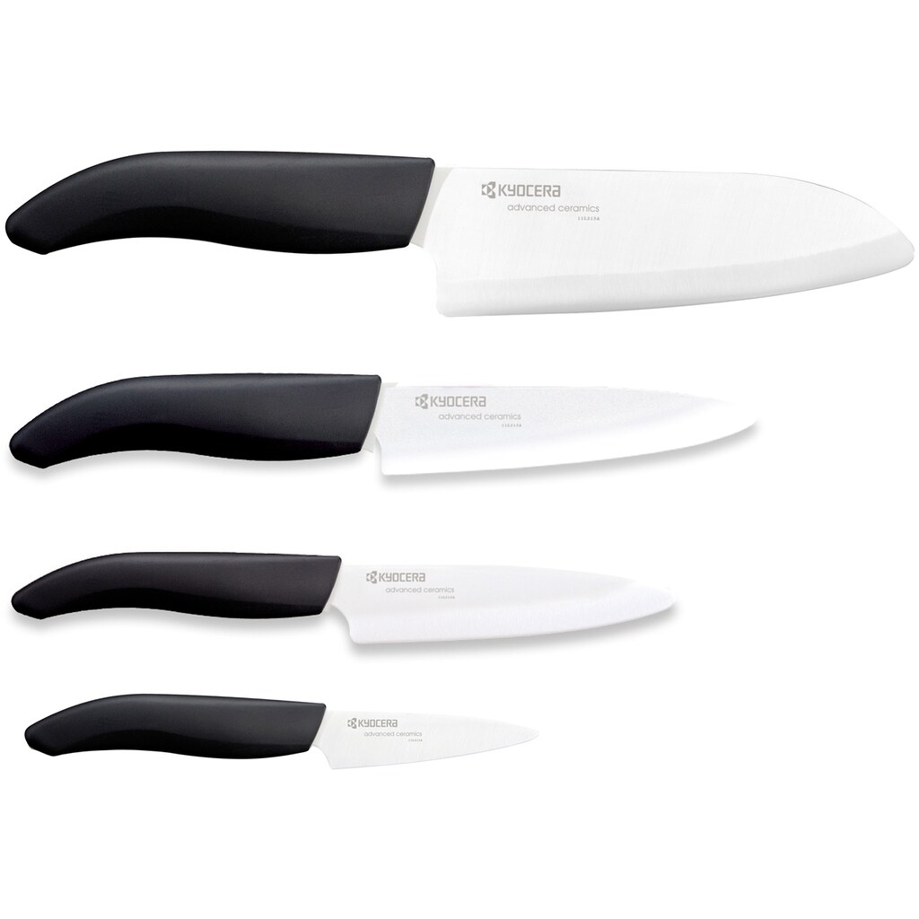 KYOCERA Messerblock, 5 tlg., für Schublade, zum Aufstellen und Aufhängen, inkl. 4 Messern