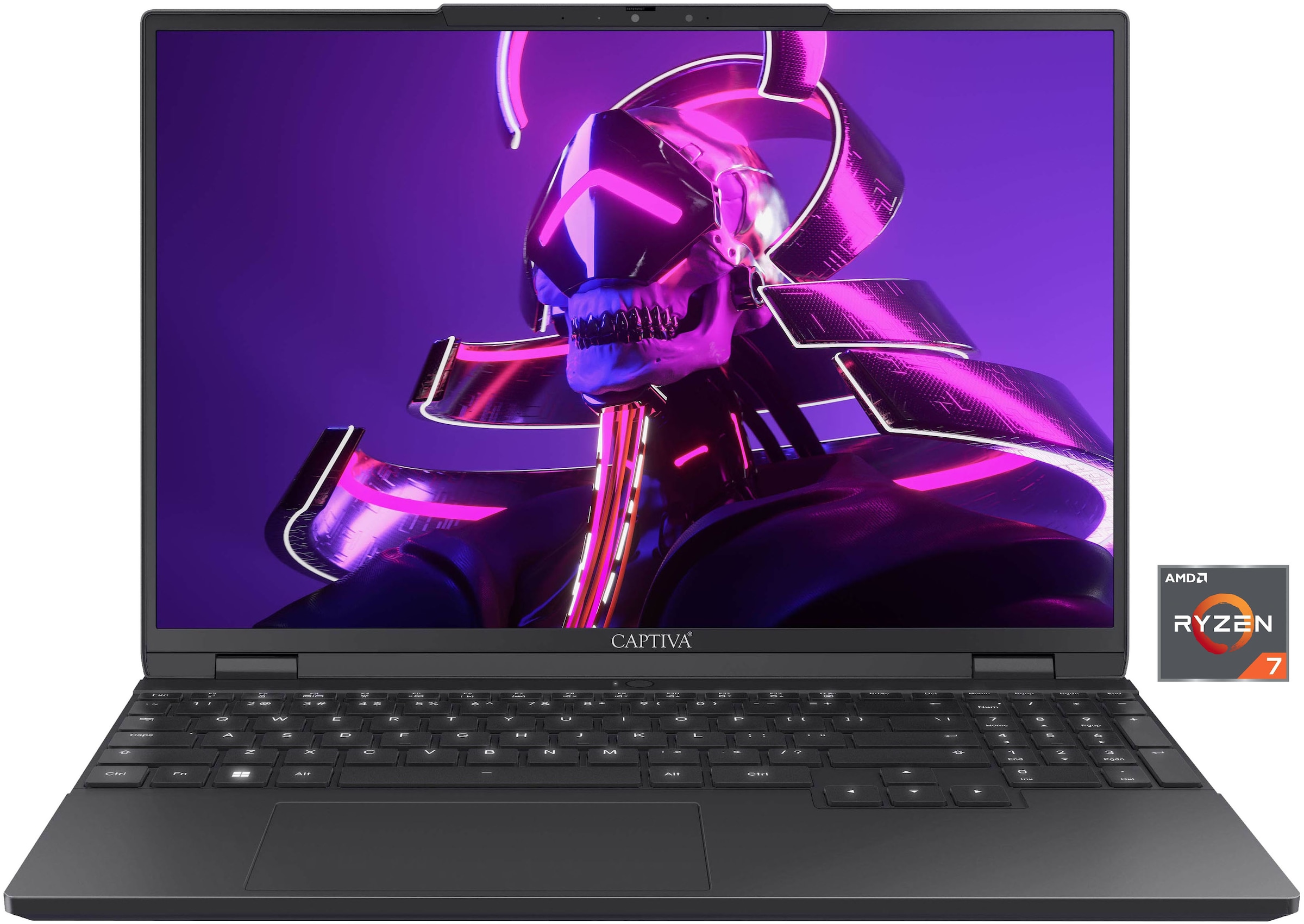 CAPTIVA Business-Notebook "Business/Office I10-1359GE", 16 GB RAM 500 GB SSD, Ryzen 7, ohne Betriebssystemschwarz, Notebooks