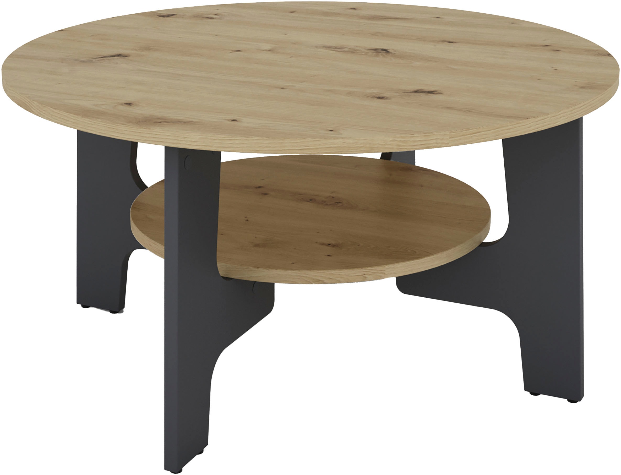 byLIVING Couchtisch »JONNY« Artisan Eiche, Old Wood oder weiß, Ablageboden